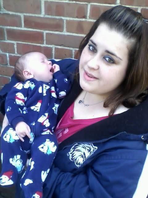 Baby Josiah Michael Dwinell and family friend, Kalynn Bonneville, from a post dated March 12, 2026 | Source: Facebook/Kalynn Bonneville