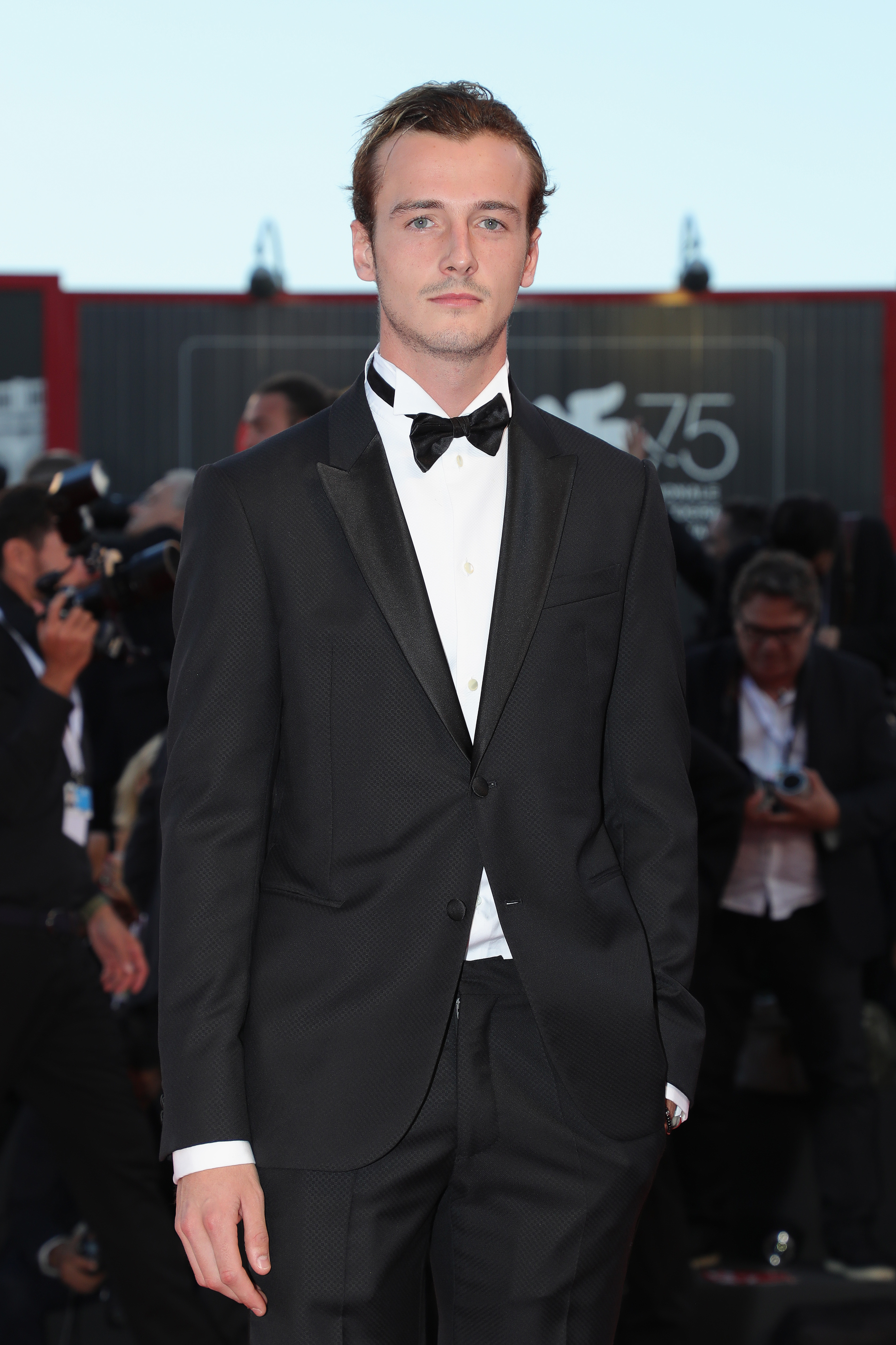 This 2018 Venice Film Festival appearance came before he publicly explained why he chose the name Micheál Richardson. Family members later said the change was intended to honor his mother's memory. | Source: Getty Images