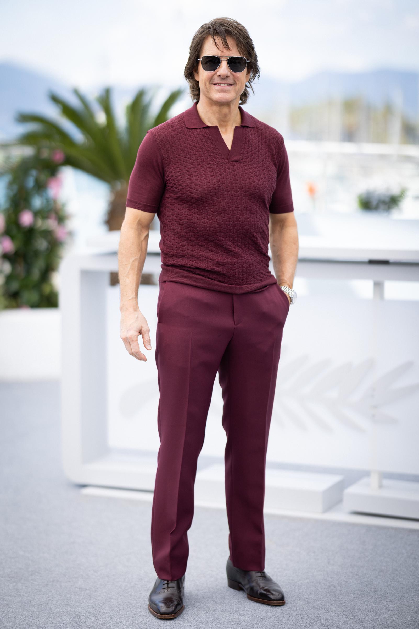 Tom Cruise attends the "Mission Impossible - The Final Reckoning" photocall during the 78th annual Cannes Film Festival at Palais des Festivals in Cannes, France, on May 14, 2025 | Source: Getty Images