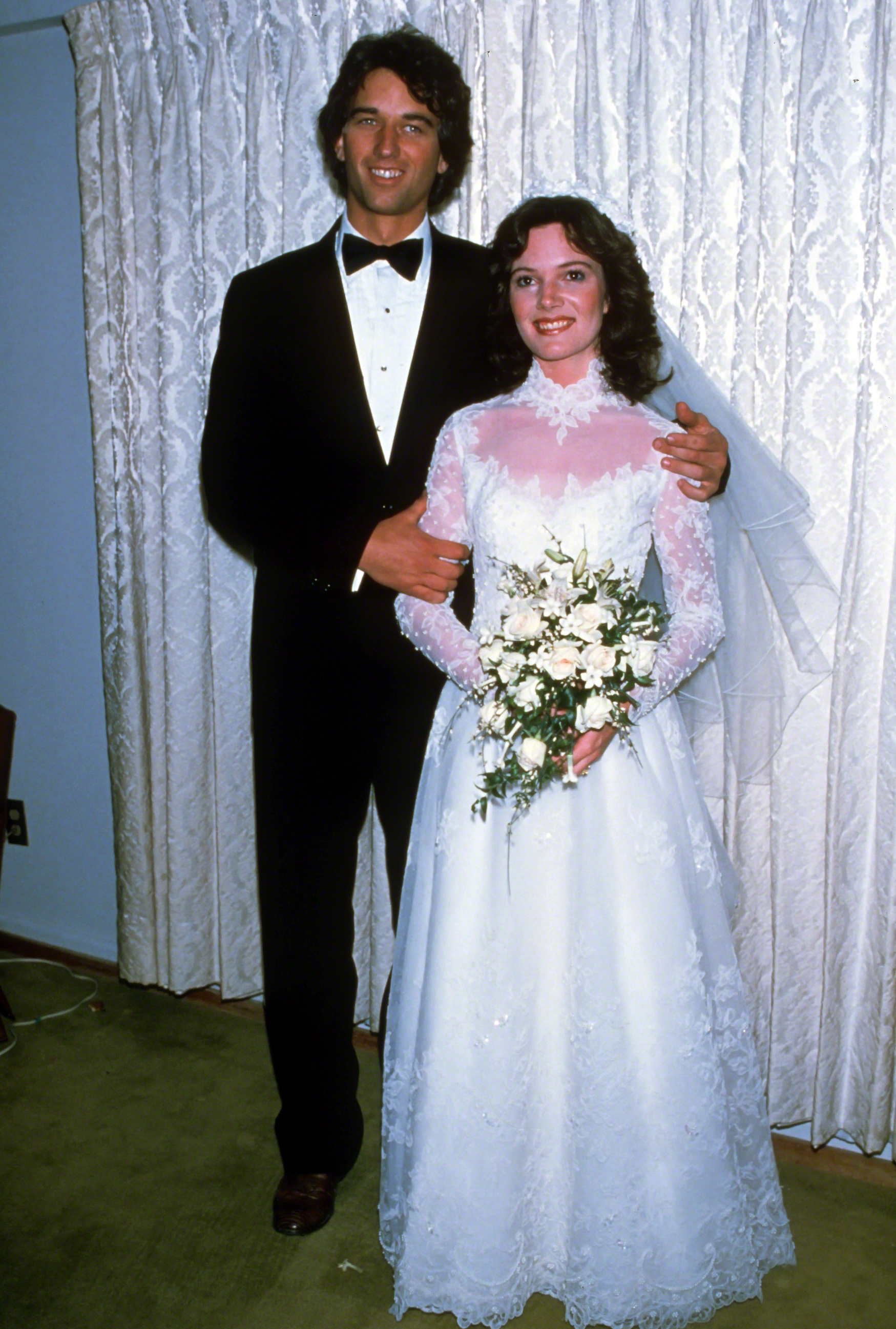 Robert F. Kennedy Jr. and Emily Ruth Black on their wedding day on April 3, 1982, in Bloomington, Indiana. | Source: Getty Images