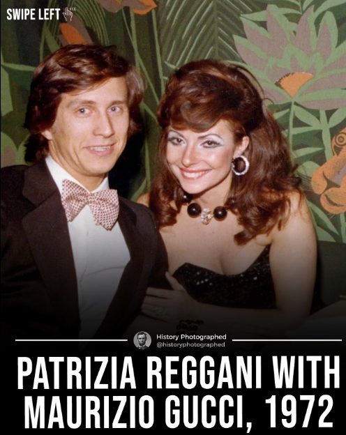 Maurizio Gucci and Patrizia Reggiani pose together, dated May 2025 | Source: Facebook/HistoryInPictured
