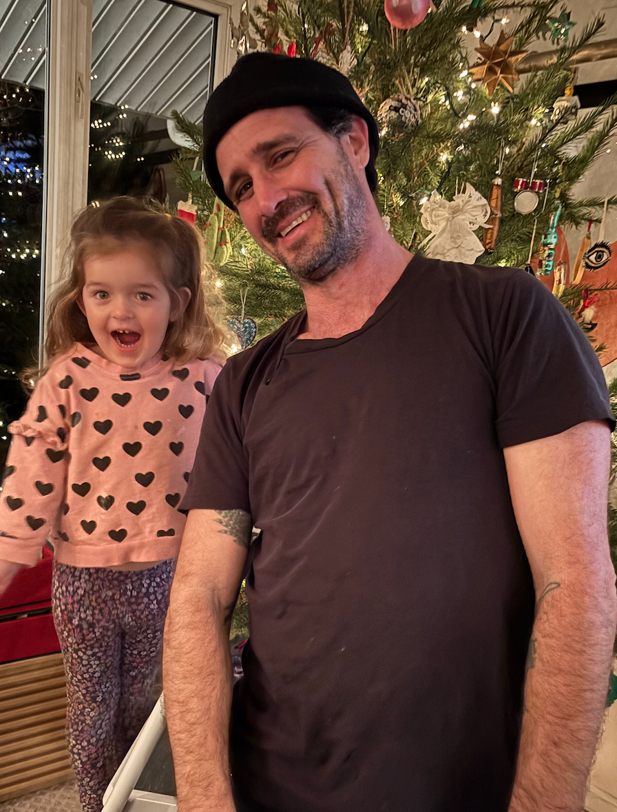 James and his daughter Violet Ransone, from a campaign dated December 21, 2025. | Source: GoFundMe