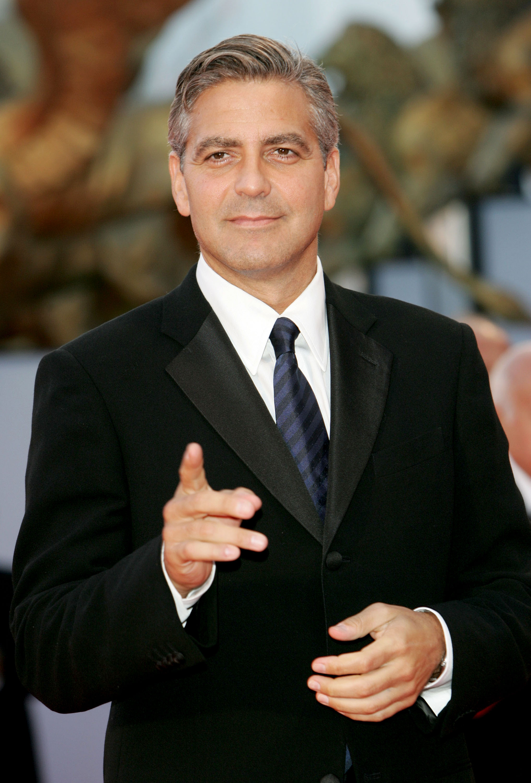 On the red carpet at the Venice Film Festival’s closing ceremony, Clooney arrives at the Palazzo del Cinema in Lido, Italy. It's 2005, and the actor is now a critically acclaimed leading man and emerging director.