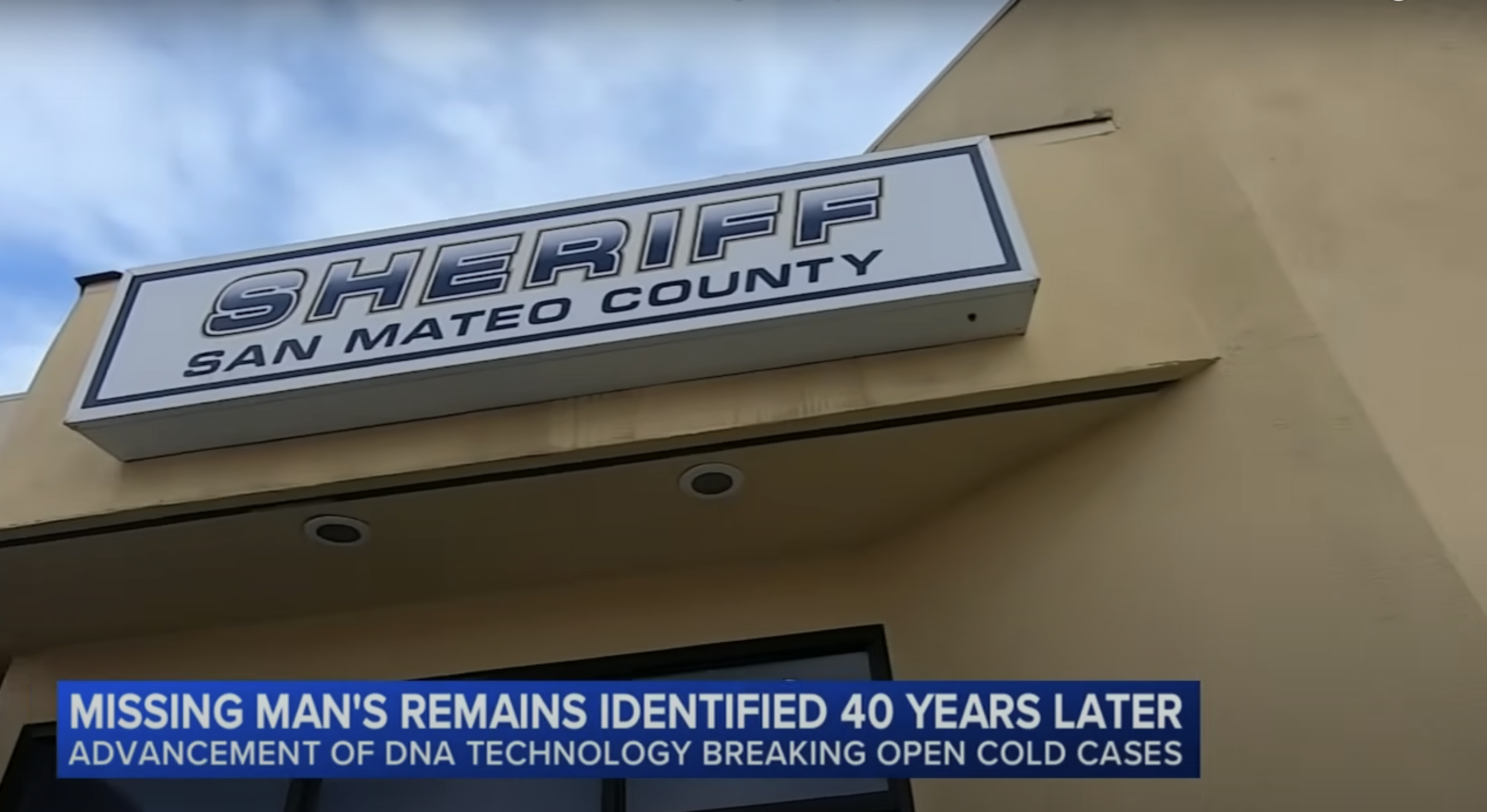 The exterior of San Mateo County Sheriff's Office, as seen in a video dated May 25, 2025 | Source: YouTube/abc7news