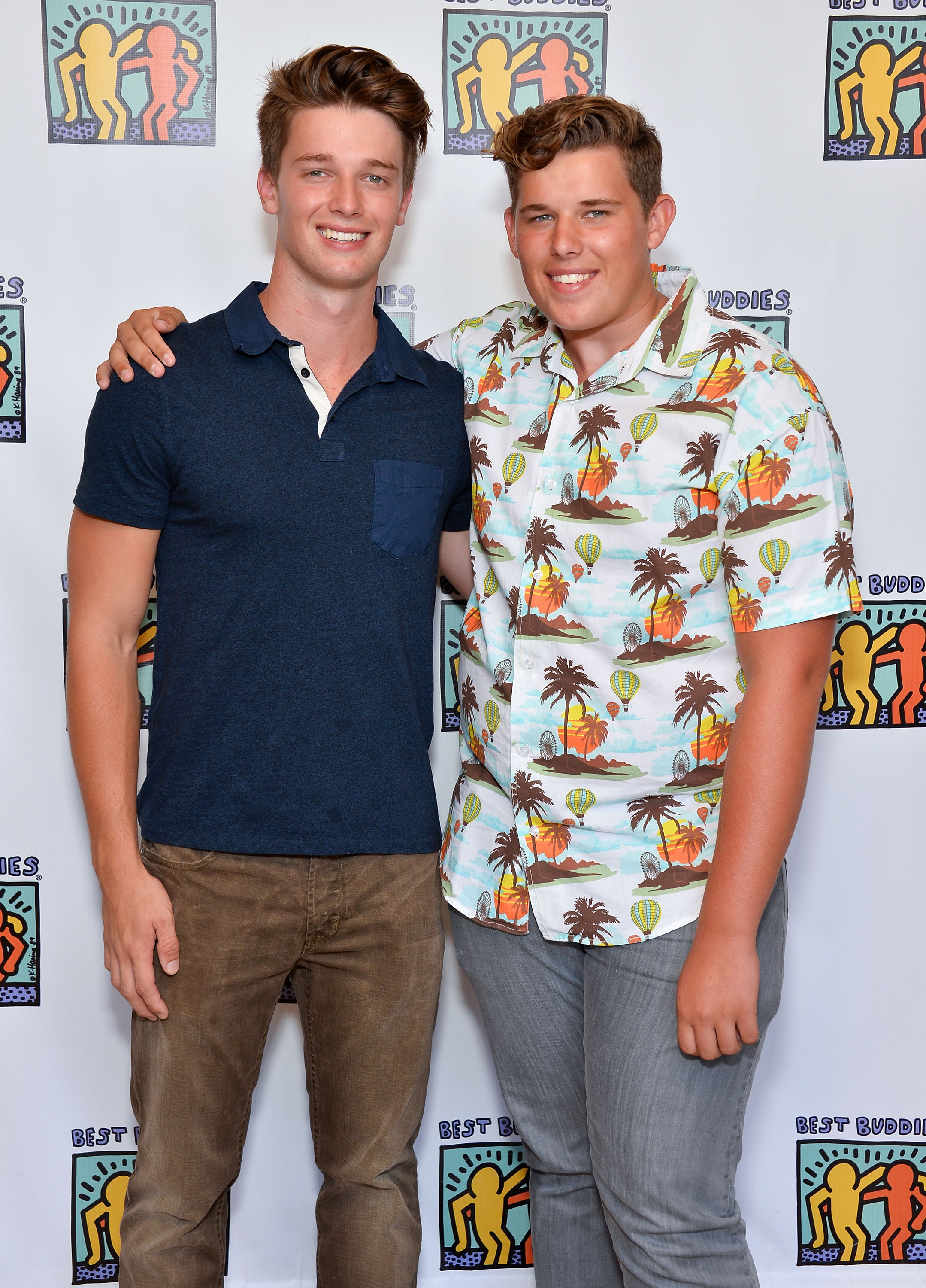 Patrick and Christopher Schwarzenegger at the Team Maria benefit for Best Buddies on August 18, 2013, in Beverly Hills, California | Source: Getty images