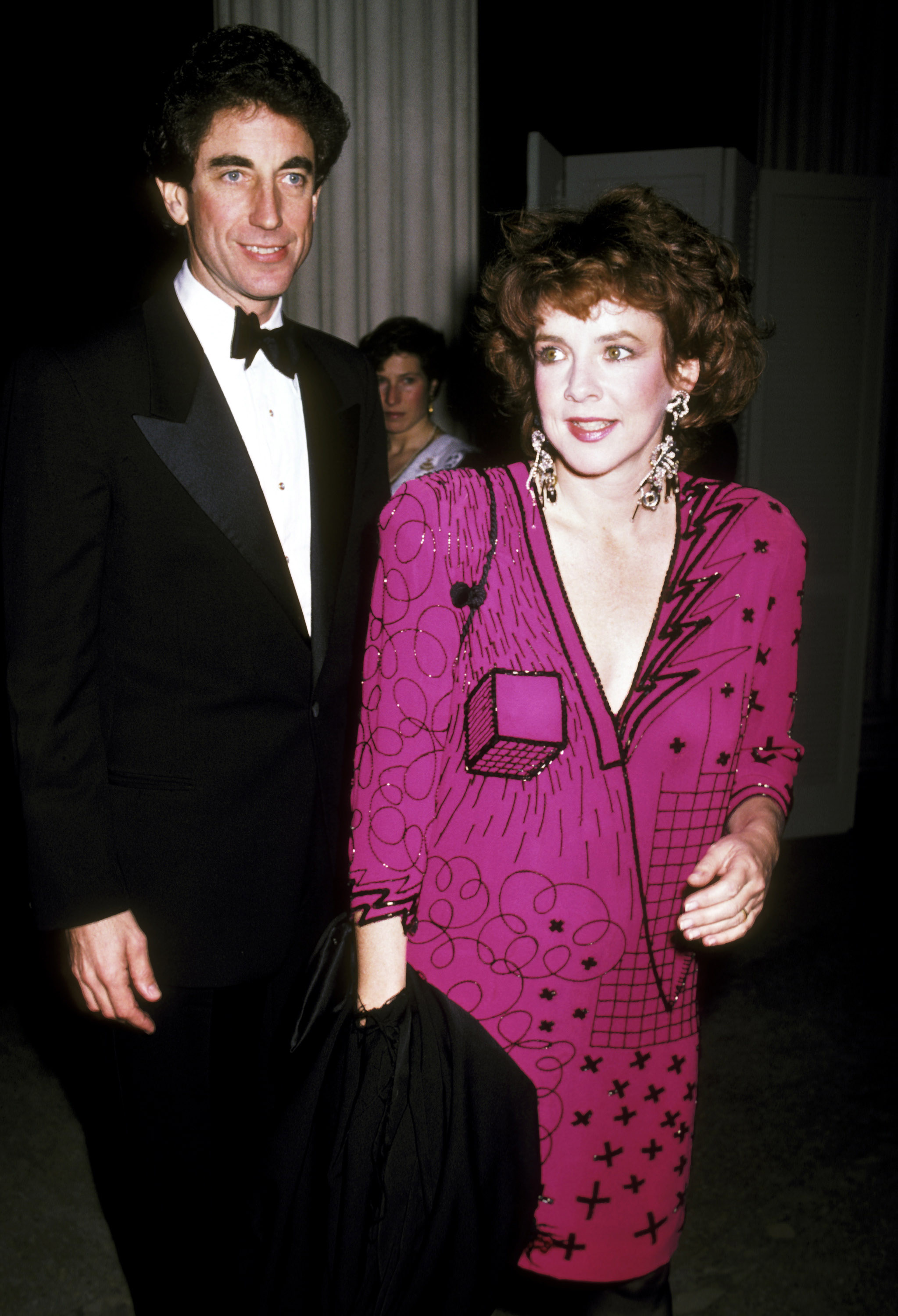 Not much is known about her fourth husband, David Rawle. In this photo, she and her spouse attended the 14th Annual Costume Exhibit Benefit "Costumes of India" at the Metropolitan Museum of Art on December 9, 1985, in New York City, New York. | Source: Getty Images