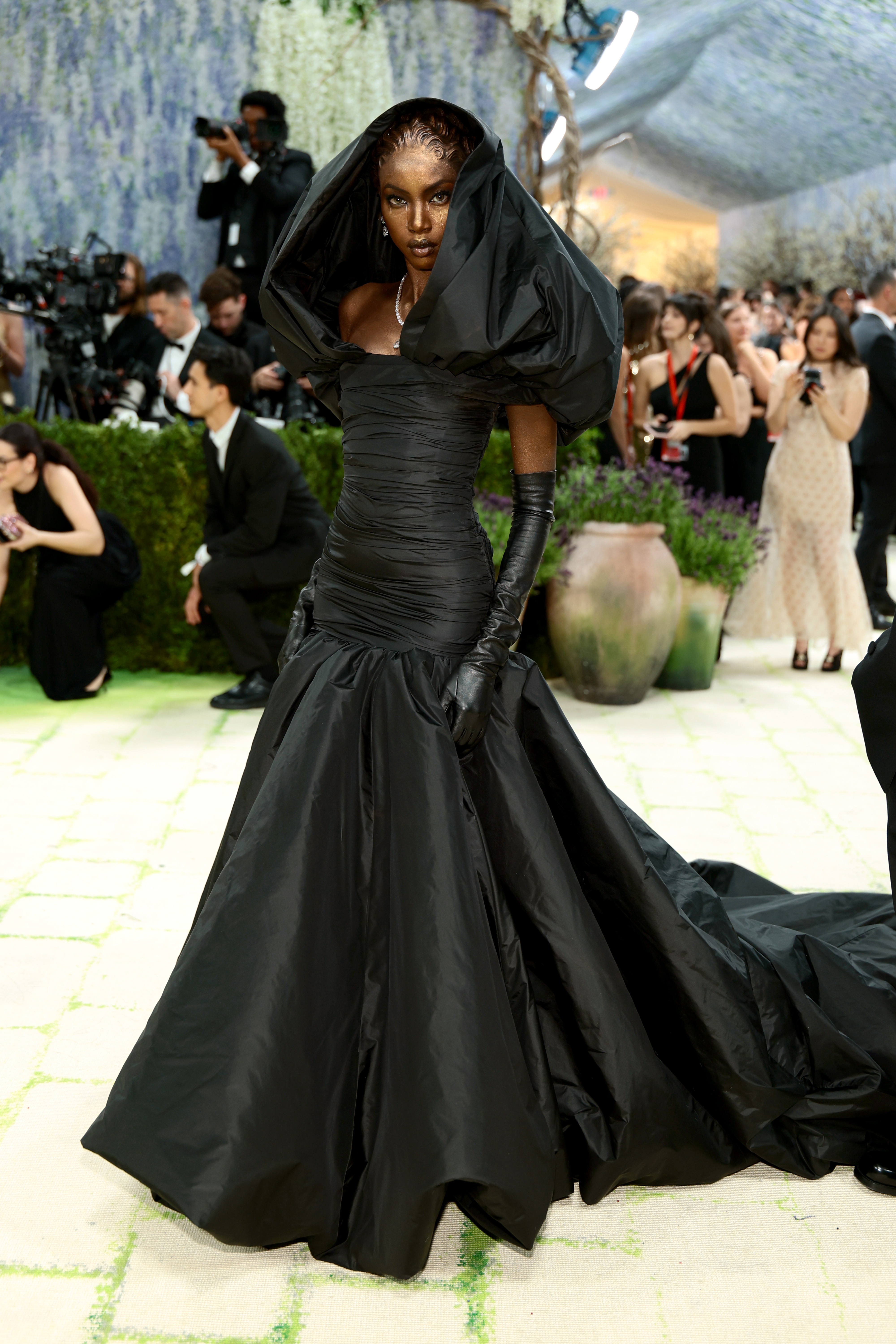 Anok Yai attends the Met Gala celebrating "Costume Art" at The Metropolitan Museum of Art on May 4, 2026, in New York City | Source: Getty Images