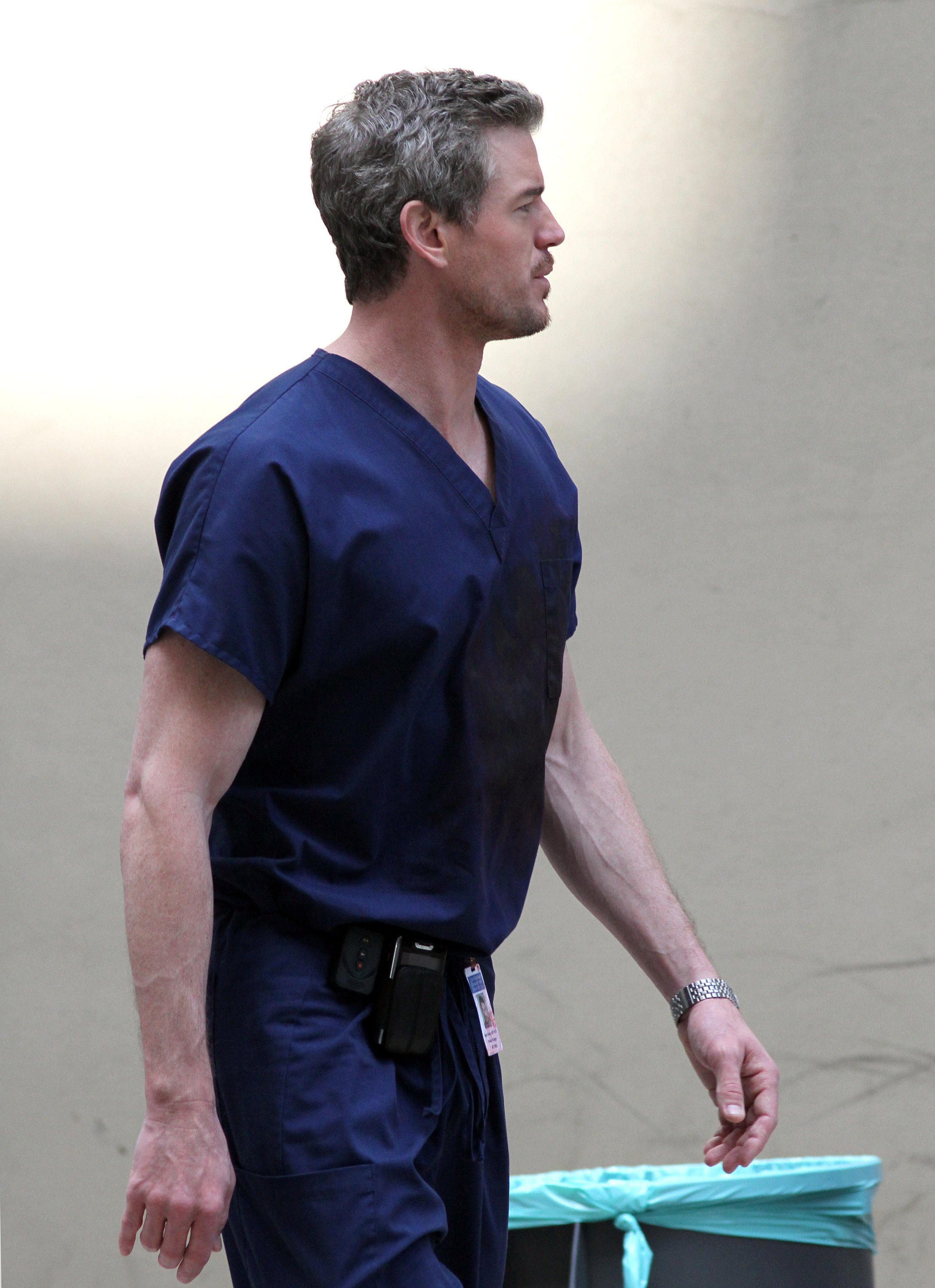 Eric Dane on the set of "Grey's Anatomy" | Source: Getty Images