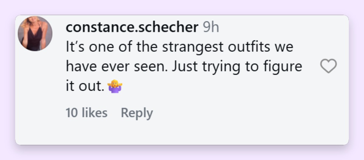Rinna’s bold fashion choice left some viewers divided over the styling. | Source: Instagram/enews