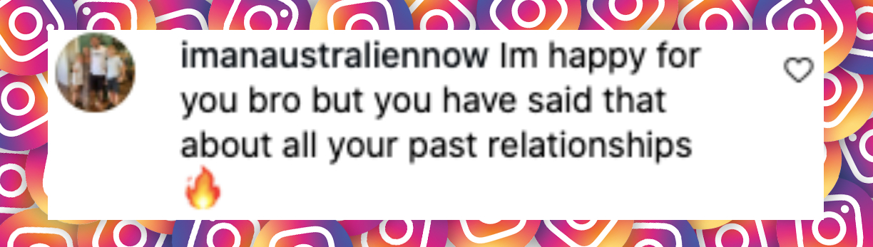 Netizen's comment about Billy Ray Cyrus and Elizabeth Hurley, posted on June 10, 2025. | Source: Instagram/billyraycyrus