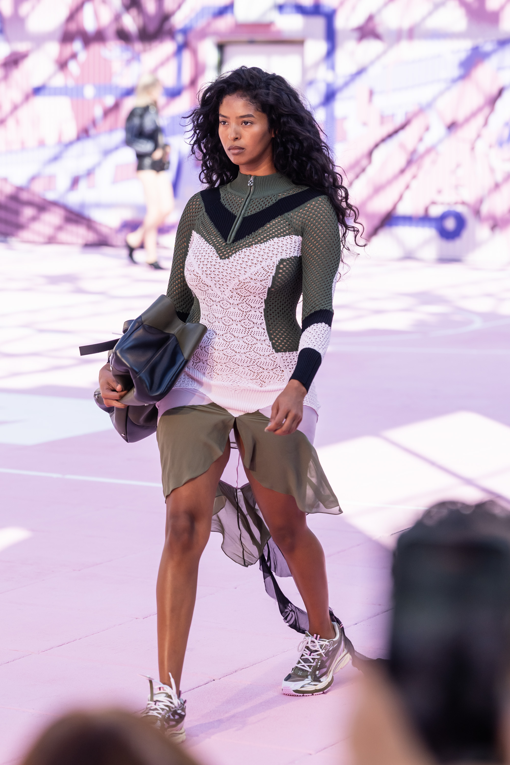 Natalia walked for Off-White during New York Fashion Week in September 2025, adding another major designer to her growing modeling portfolio. | Source: Getty Images
