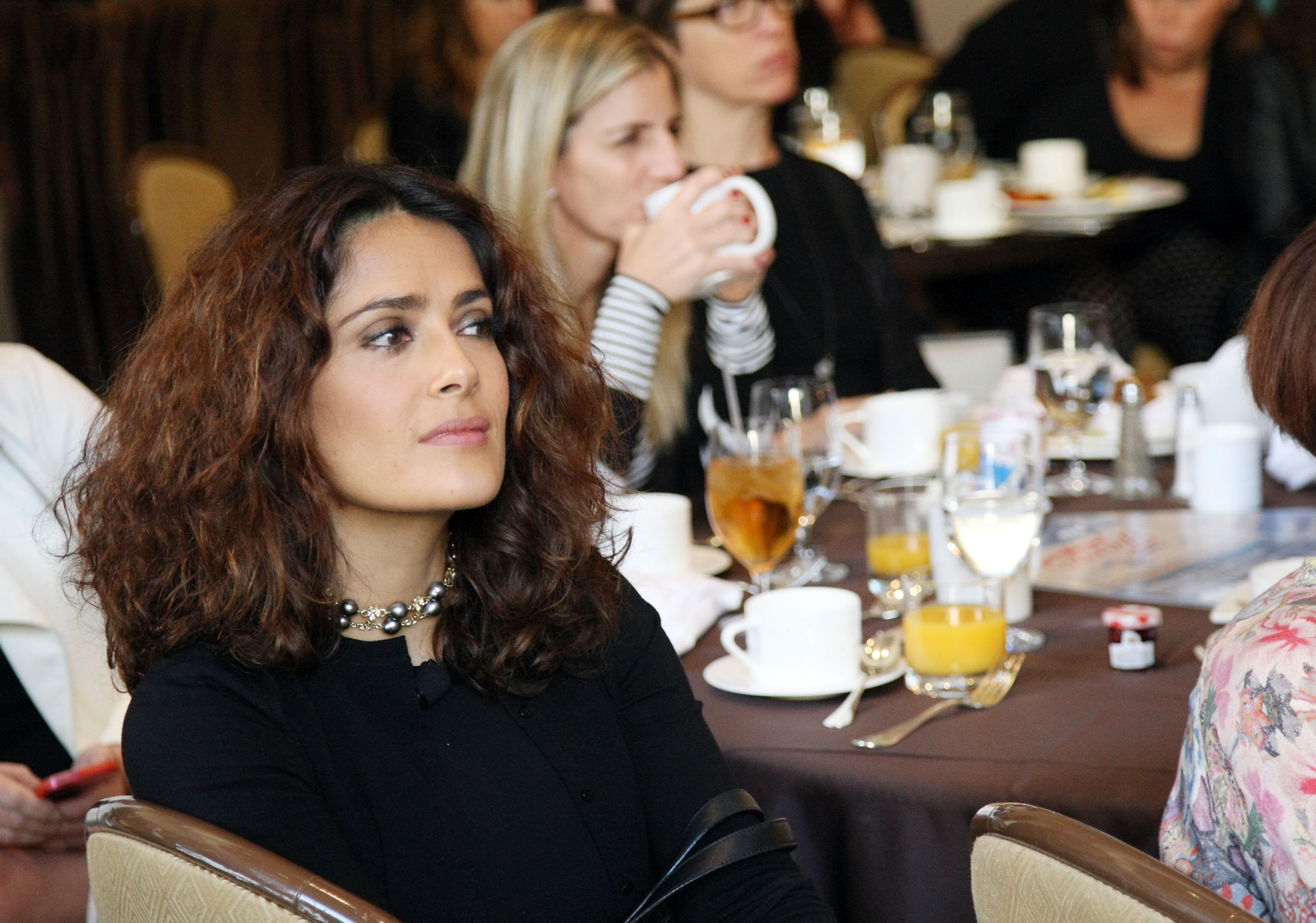 Salma admits that her kitchen experiments don't always turn out as planned. When a recipe goes wrong, her solution is simple: "Let's go out to dinner." | Source: Getty Images.