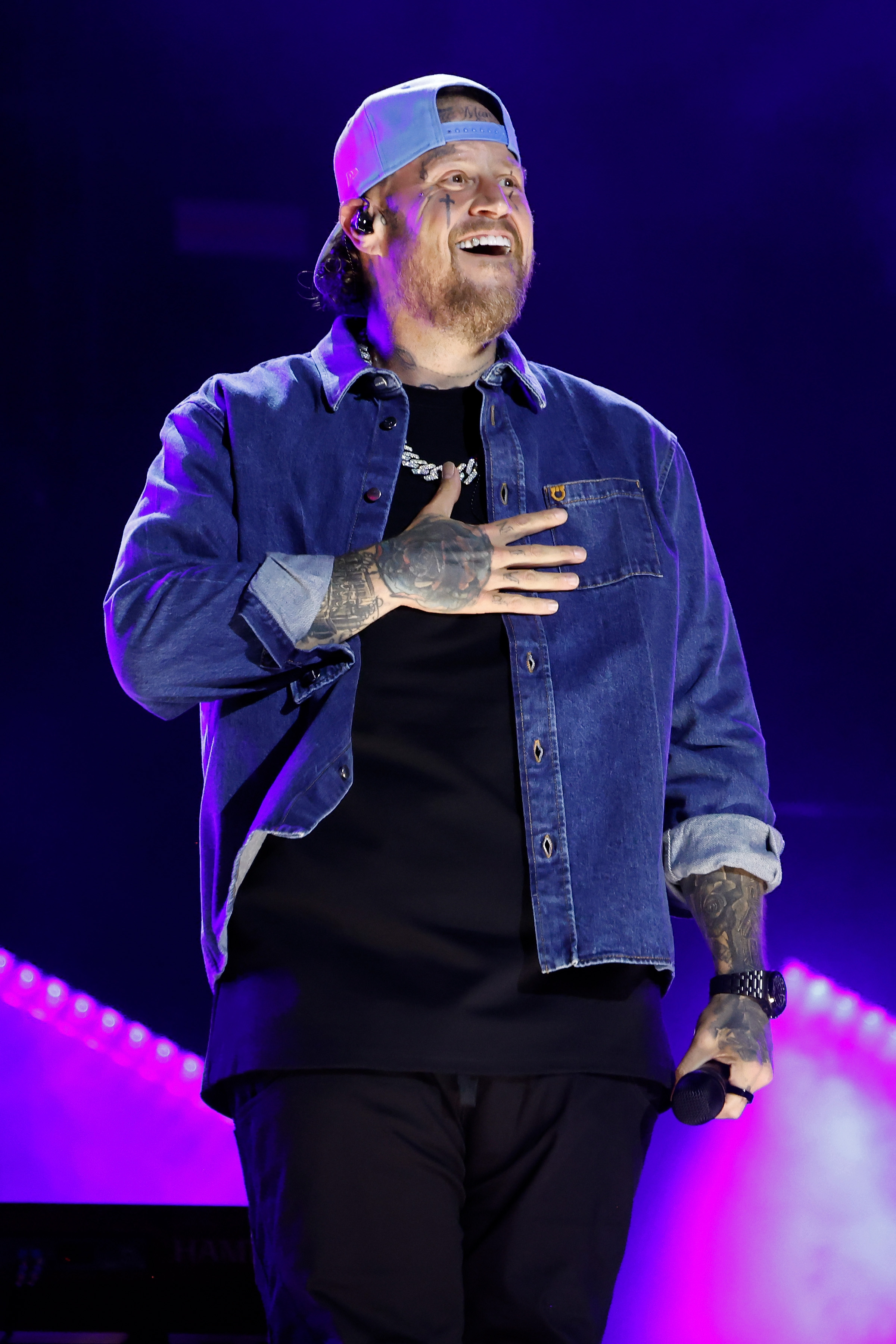 They are also living apart. At this event, Jelly Roll performed during CMA Fest at Nissan Stadium on June 4, 2026, in Nashville, Tennessee. | Source: Getty Images
