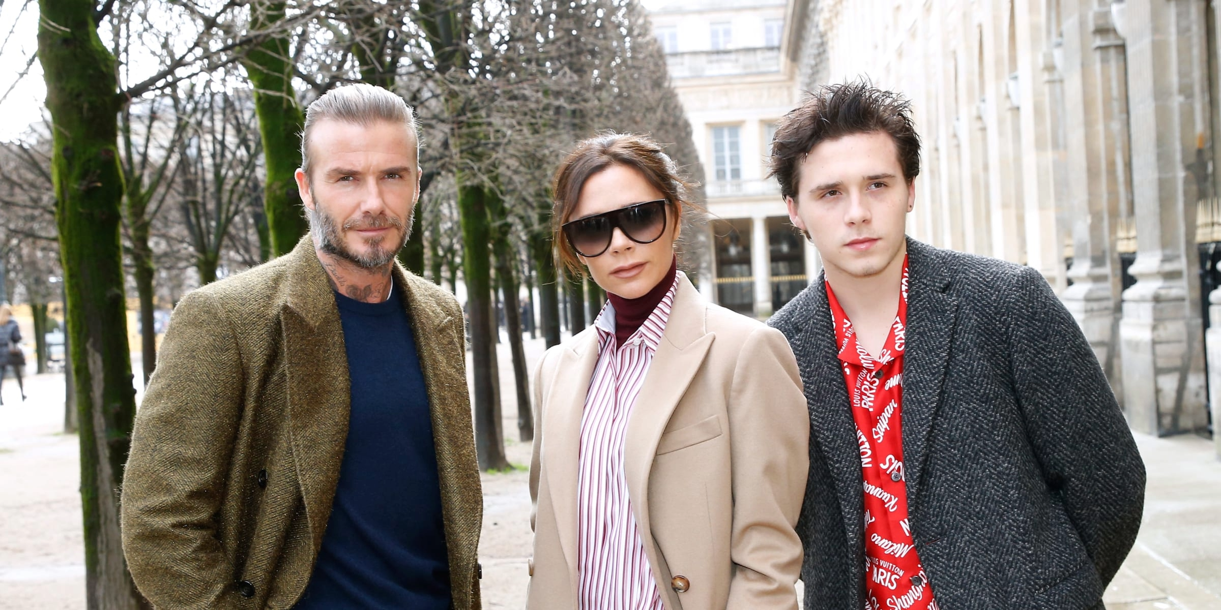 David and Victoria Beckham with their eldest son, Brooklyn | Source: Getty Images