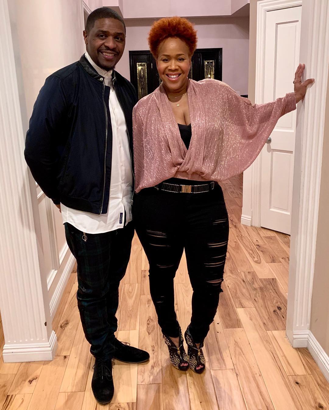 Teddy and Tina Campbell seen in a post dated February 14, 2019 | Source: Instagram/teddyandtina