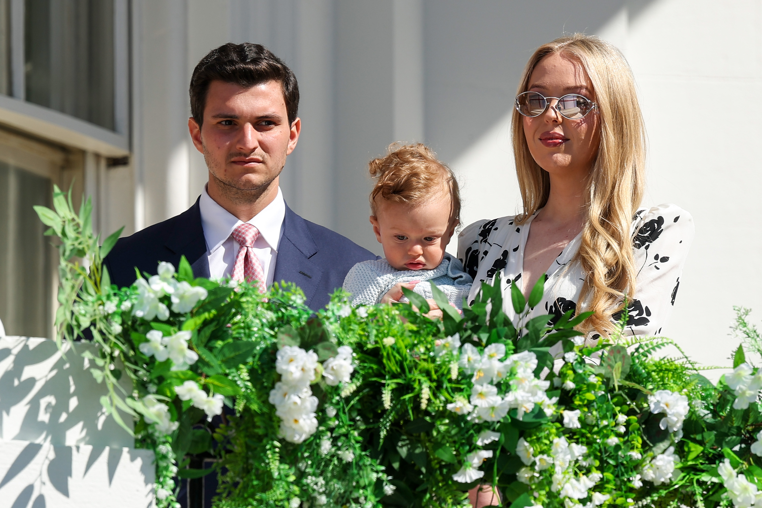 Tiffany Trump, Alexander Trump and Michael Boulos attend the annual Easter Egg Roll on the South Lawn of the White House on April 6, 2026, in Washington, DC | Source: Getty Images
