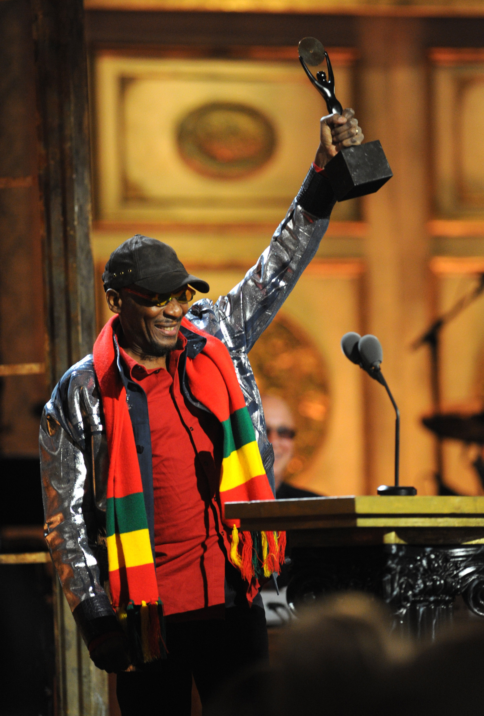 Jimmy Cliff onstage at the 25th Annual Rock and Roll Hall of Fame Induction Ceremony in New York City on March 15, 2010 | Source: Getty Images