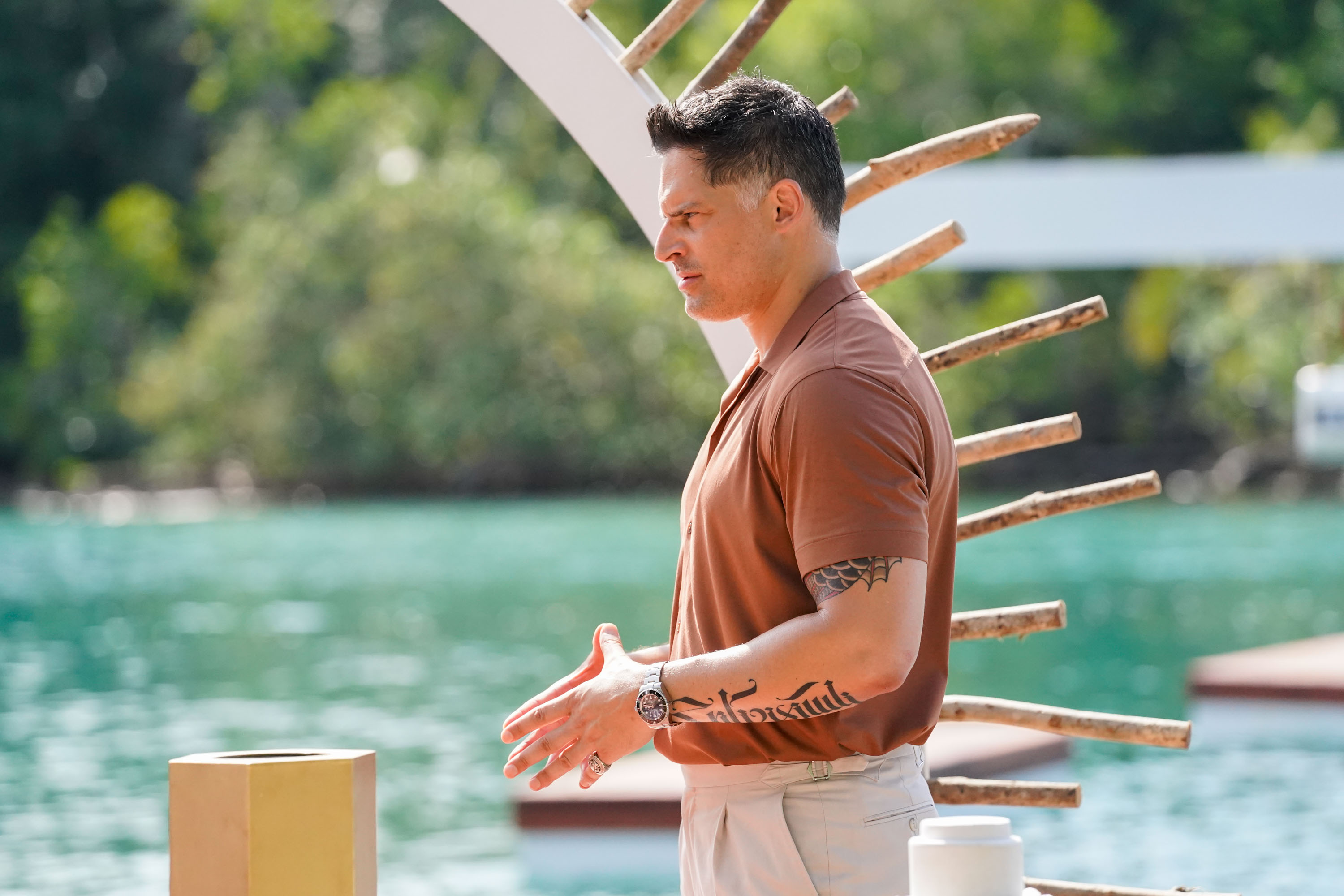 Joe Manganiello appears in an episode of NBC's "Deal or No Deal Island," which premiered in 2024. The actor took on hosting duties for the competition series after years of working primarily in film and scripted television. | Source: Getty Images