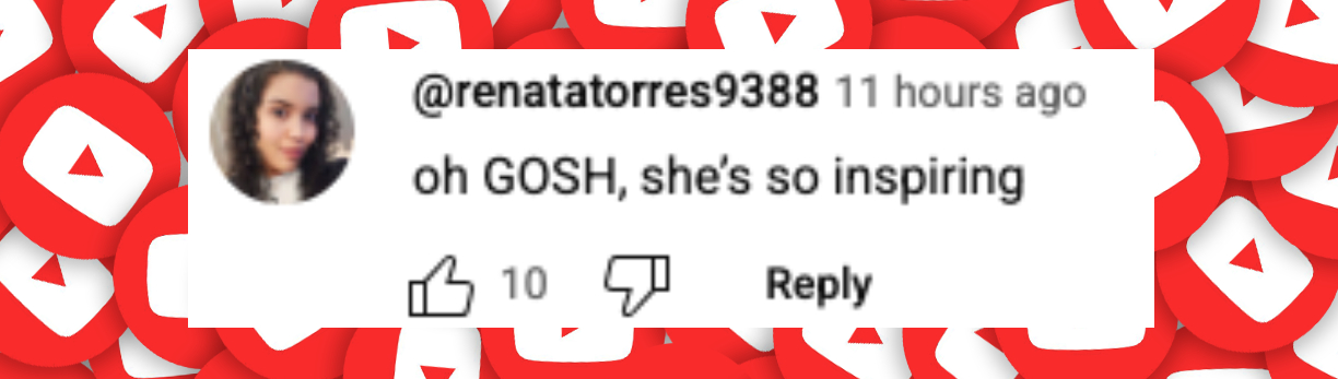 Fan comment about Kamala Harris, posted on May 1, 2025. | Source: YouTube/Associated Press