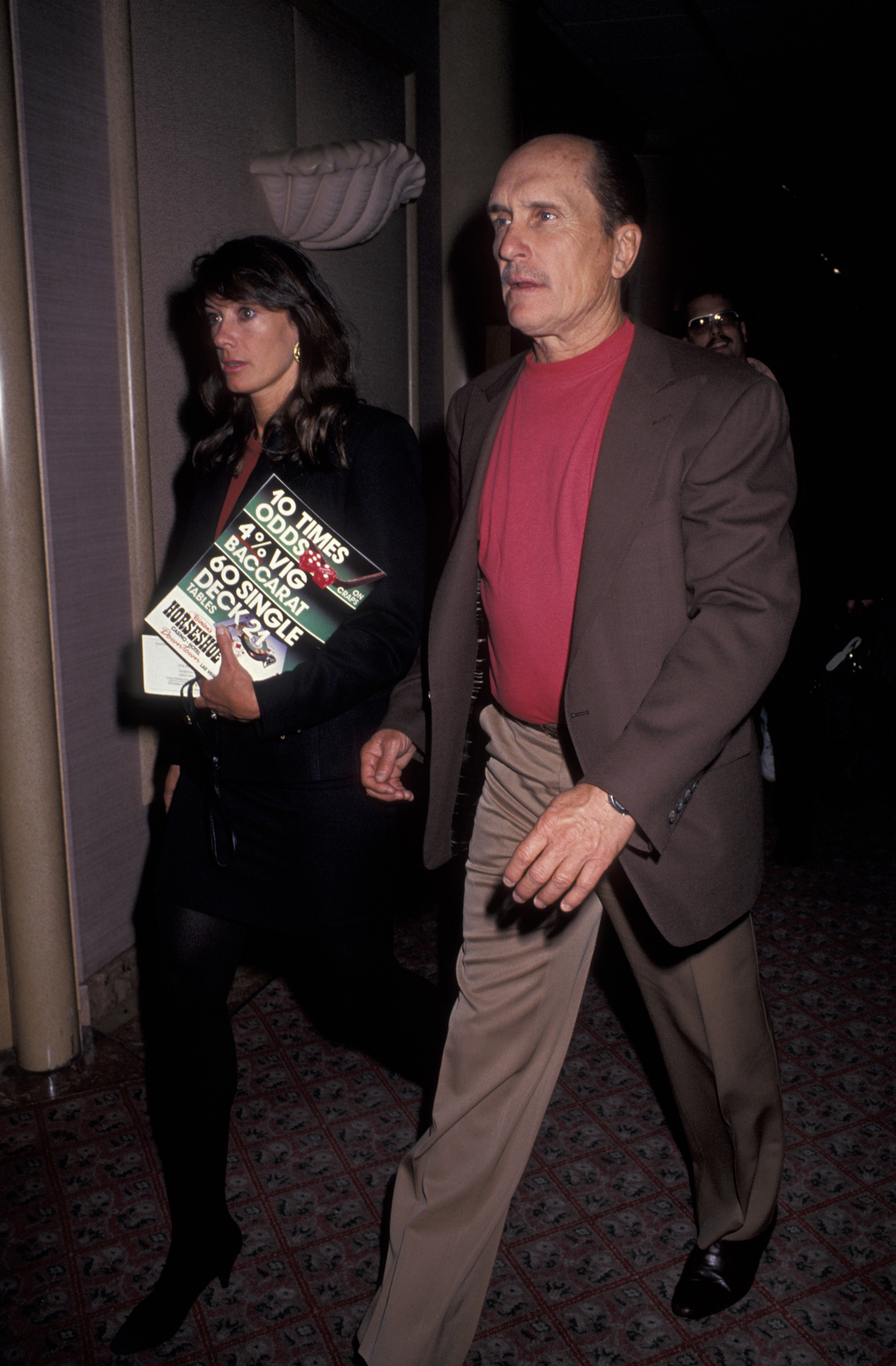 Sharon Brophy and Robert Duvall at the Holyfield vs. Foreman Fight in New Jersey on April 19, 1991. | Source: Getty Images