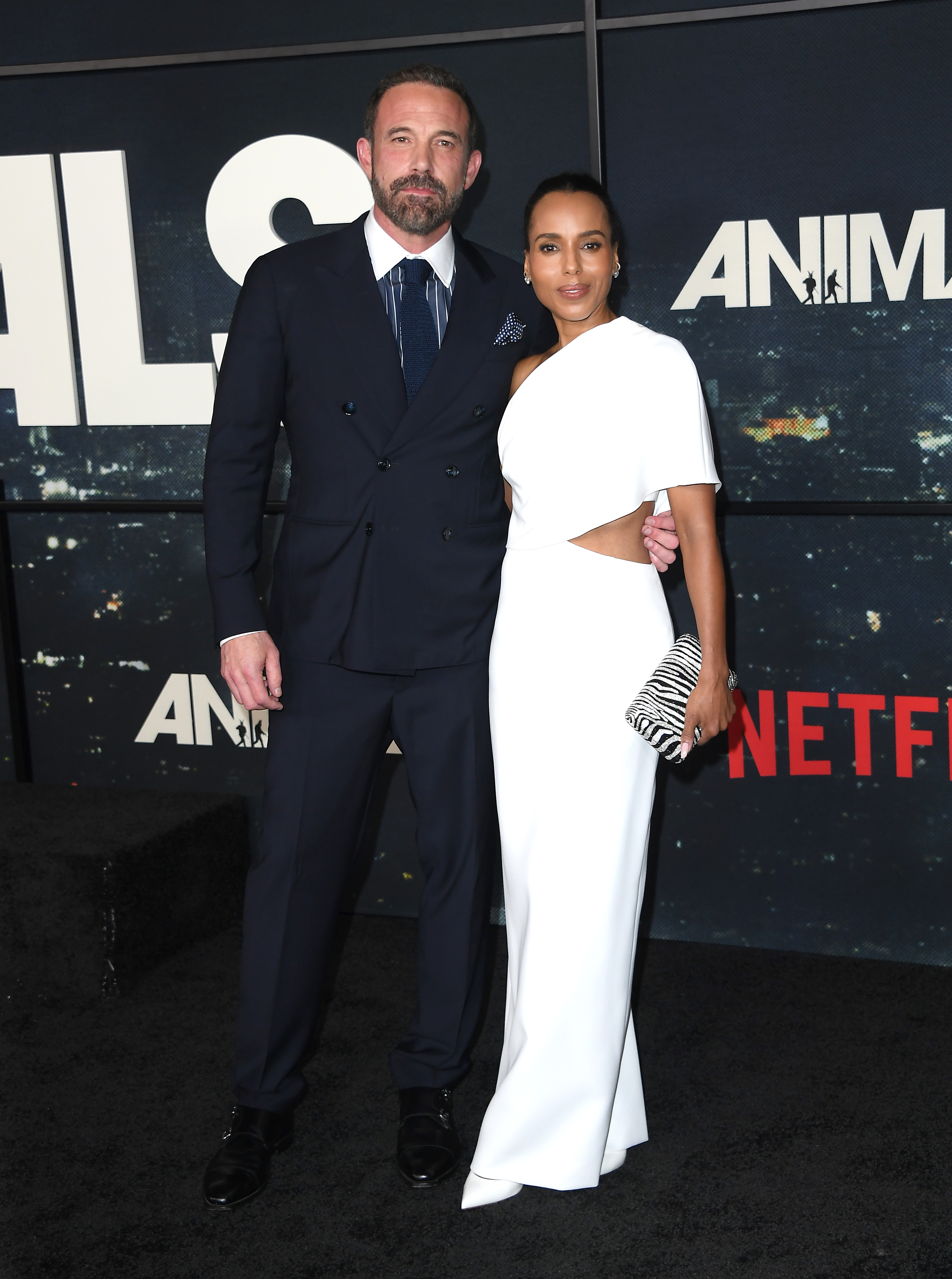 Ben Affleck and Kerry Washington arrive at the premiere of "Animals" at Westwood Village Theater on October 1, 2026 | Source: Getty Images