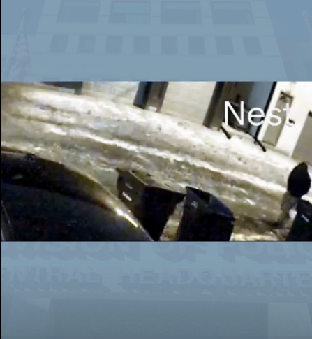 Man with a hoodie walking in an alley near the Tepe's home, from a video dated January 5, 2026 | Source: Facebook/Columbus Division of Police