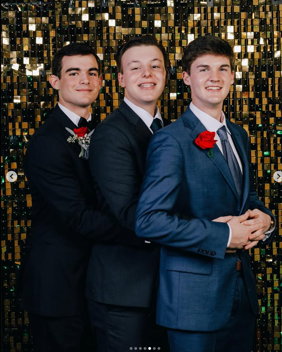 Grant Herridge and his friends in suits, dated February 4, 2025 | Source: Instagram/grantherridge