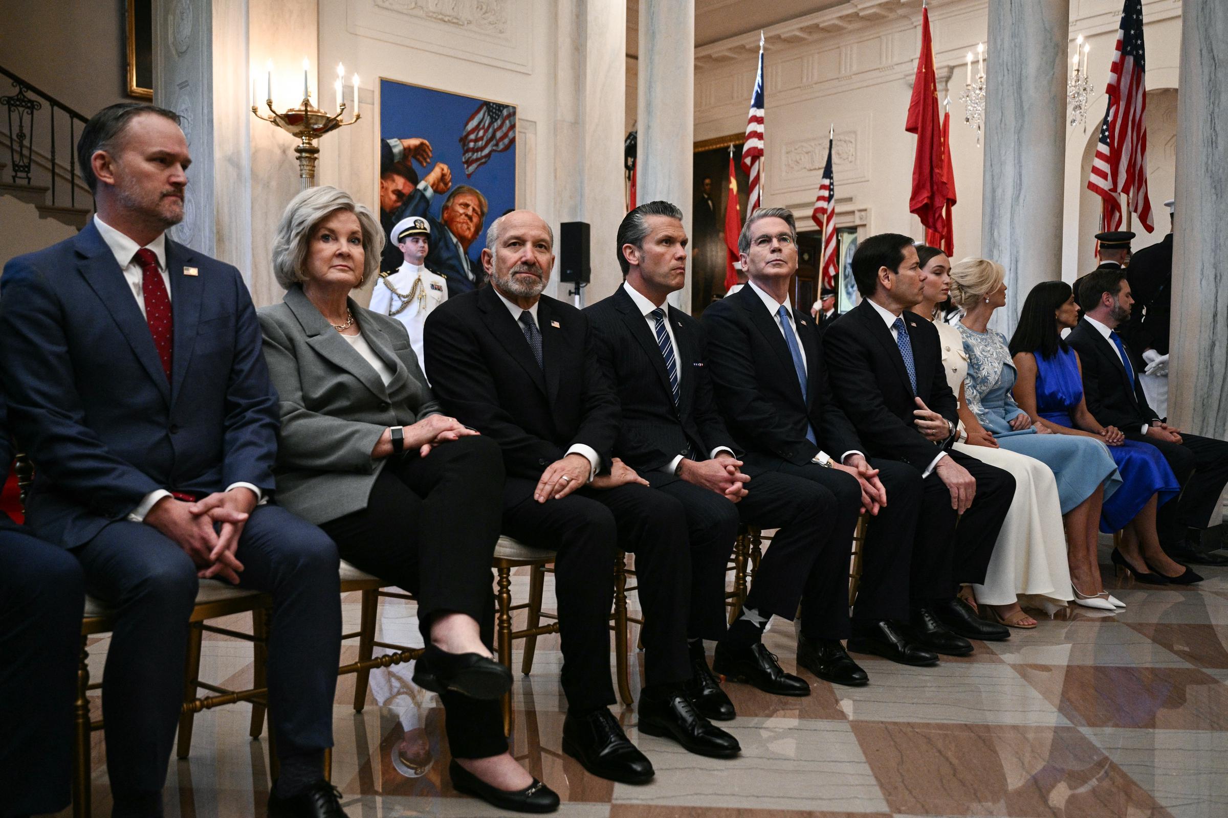 Ivanka Trump and Arabella Kushner took their places alongside top administration officials and cabinet members in the Cross Hall of the White House on September 24, 2026, in Washington, DC. Awaiting remarks from Donald Trump and Chinese President Xi Jinping during the official state visit, the mother-daughter duo sat attentively in a prominent front row that included Marco Rubio, Pete Hegseth, Susie Wiles, and Usha Vance. | Source: Getty Images