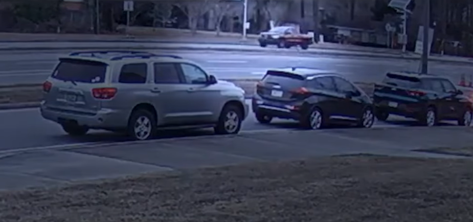 Oscar Vasquez Lopez car speeding, from a post dated  February 18, 2026. | Source: YouTube/WJCLNews