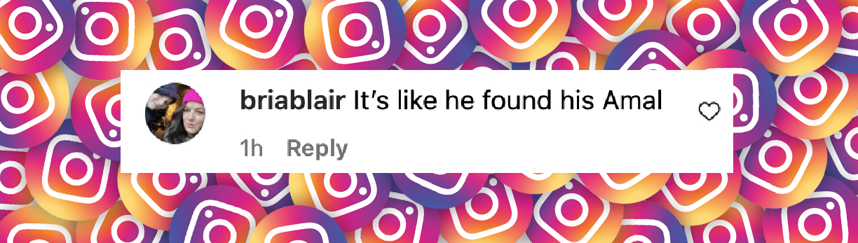 A netizen's comment about Brad Pitt's plus-one at the premiere of "F1: The Movie" in London on June 23, 2025 | Source: Instagram/justjared