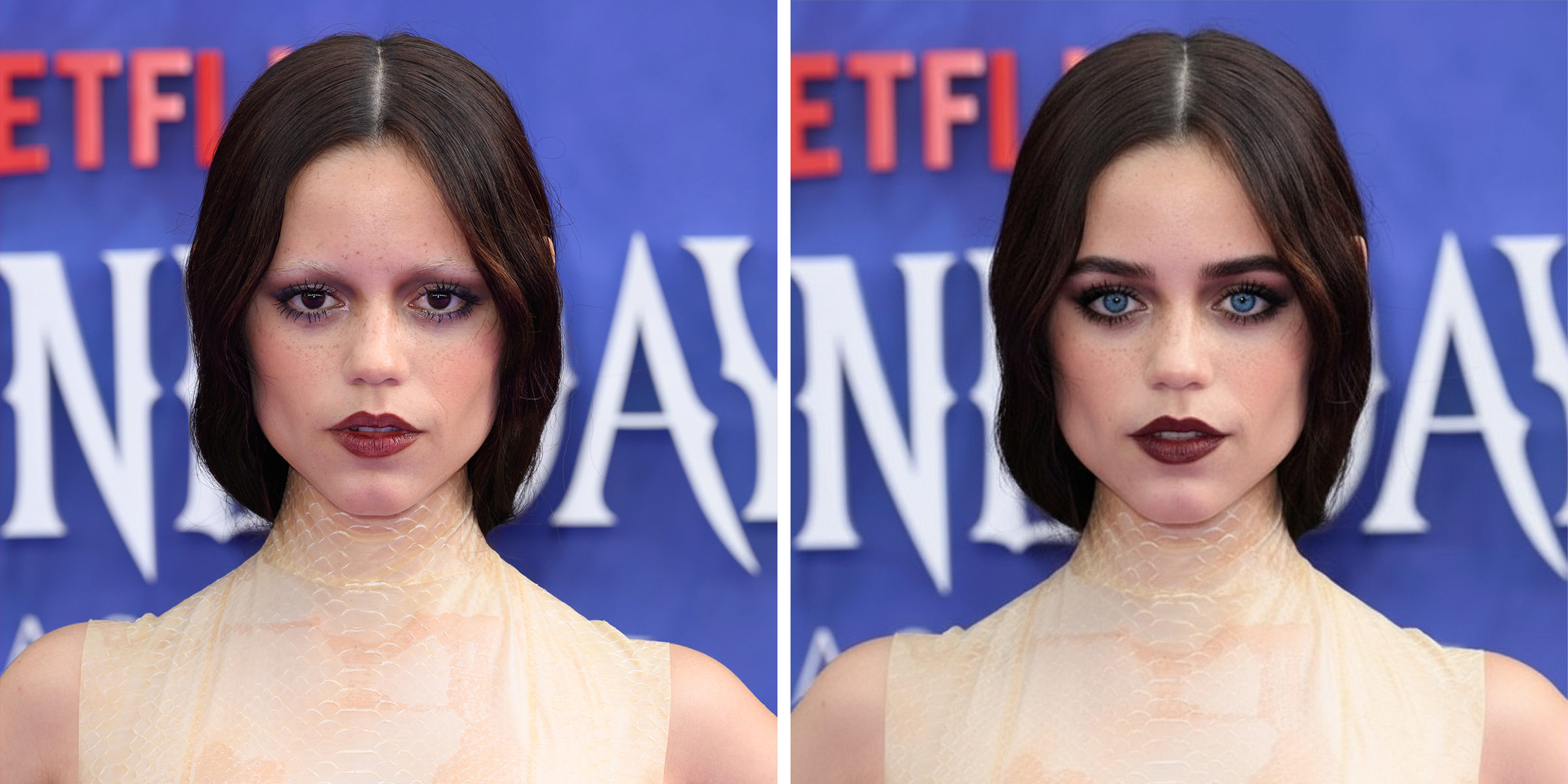 Jenna Ortega | Source: Getty Images | Nano Banana