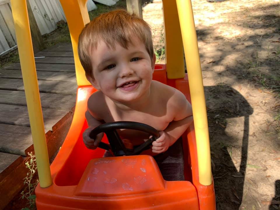 The little boy smiling for a photo, posted on April 26, 2021. | Source: Facebook/Prayers for Blake