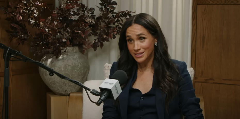Meghan Markle talking about her viral "Baby Momma Dance" video on "Aspire with Emma Grede" on June 17, 2025 | Source: Youtube/Emma Grede