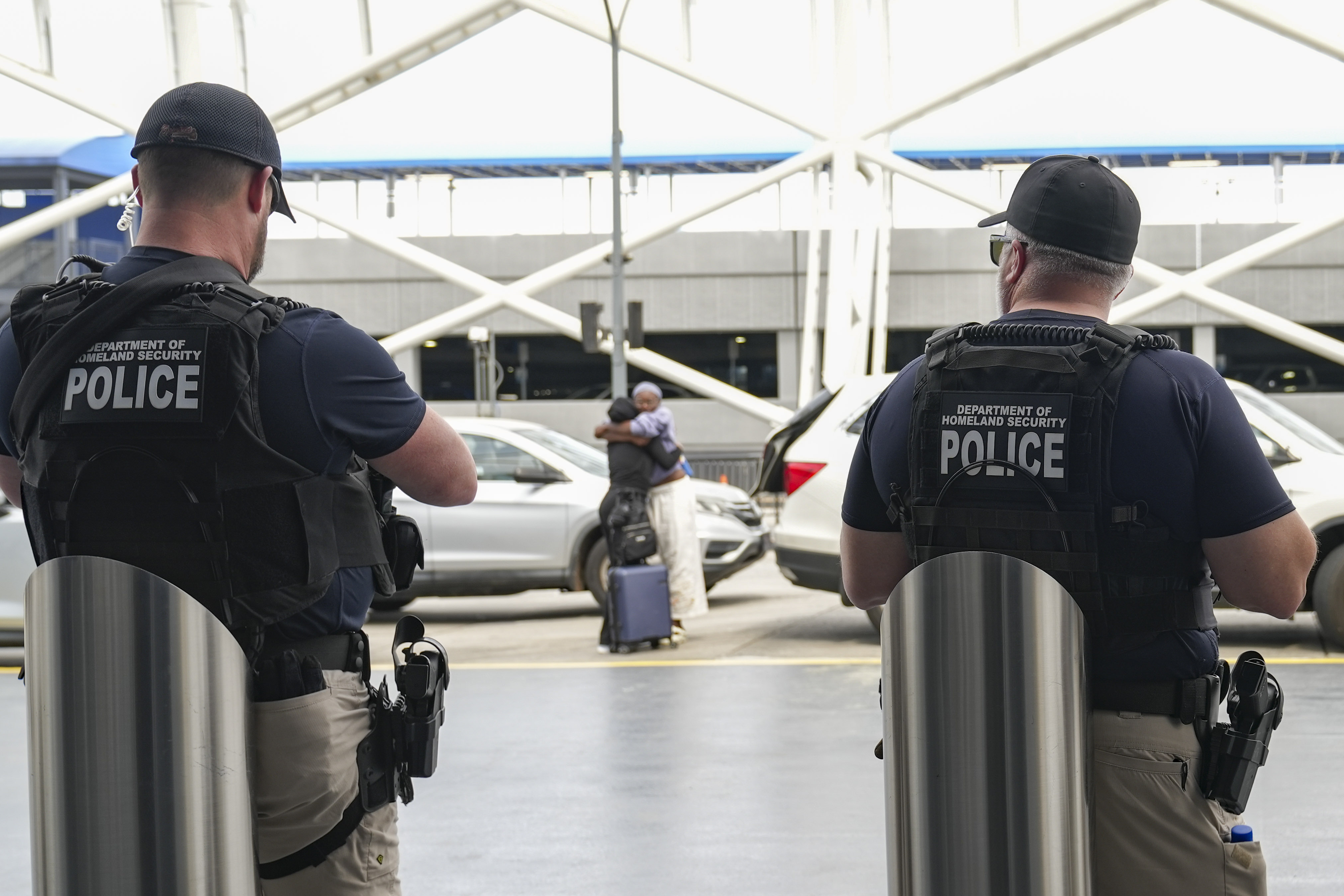 ICE agents seen at Atlanta Hartsfield-Jackson International Airport on March 25, 2026 | Source: Getty Images