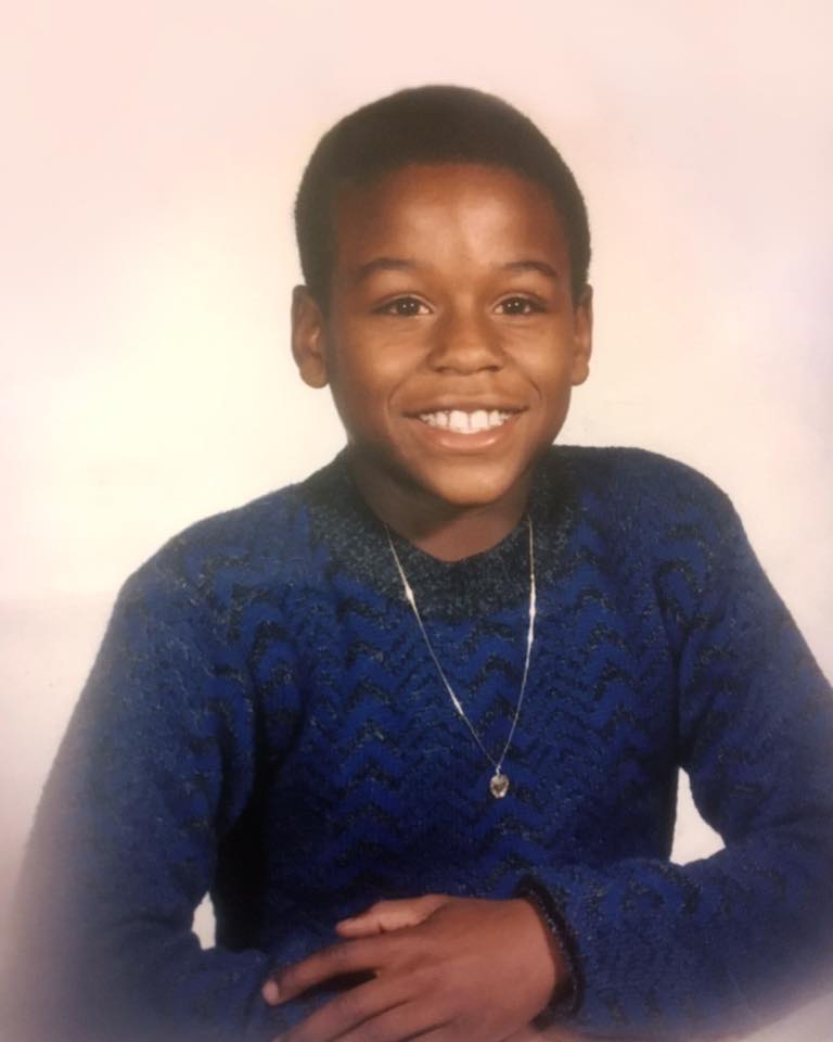 The future boxing star pictured as a child in a post dated January 4, 2018 | Source: Facebook/floydmayweather