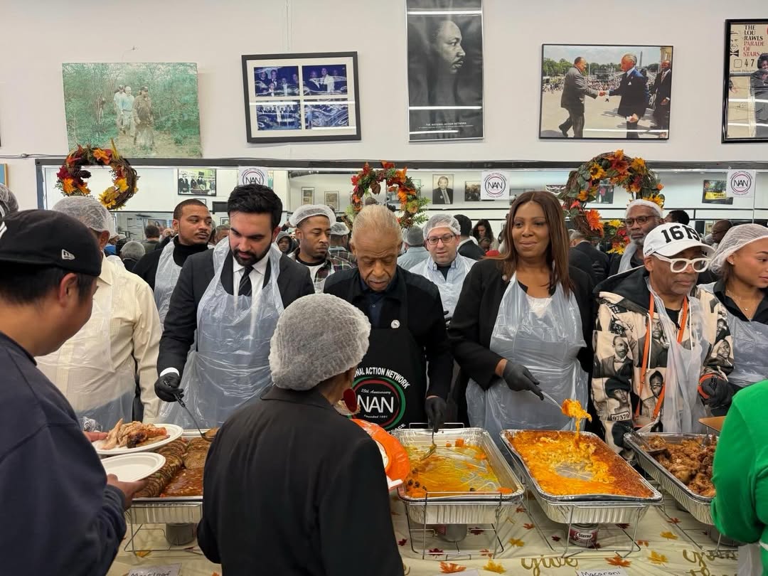 Leticia James attends the the Community Thanksgiving Meal at NAN House of Justice in New York on November 27, 2025. | Source: Instagram/newyorkstateag