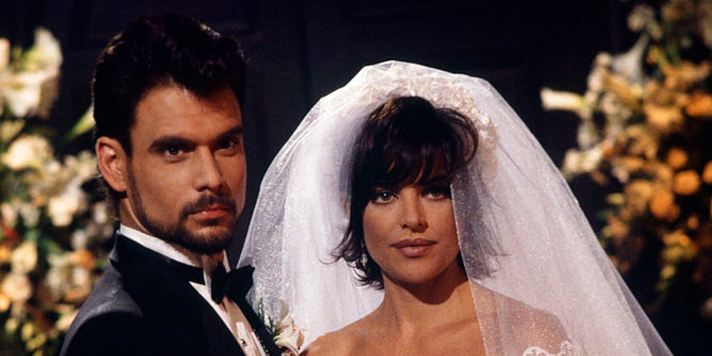 The actor pictured with Lisa Rinna | Source: Getty Images
