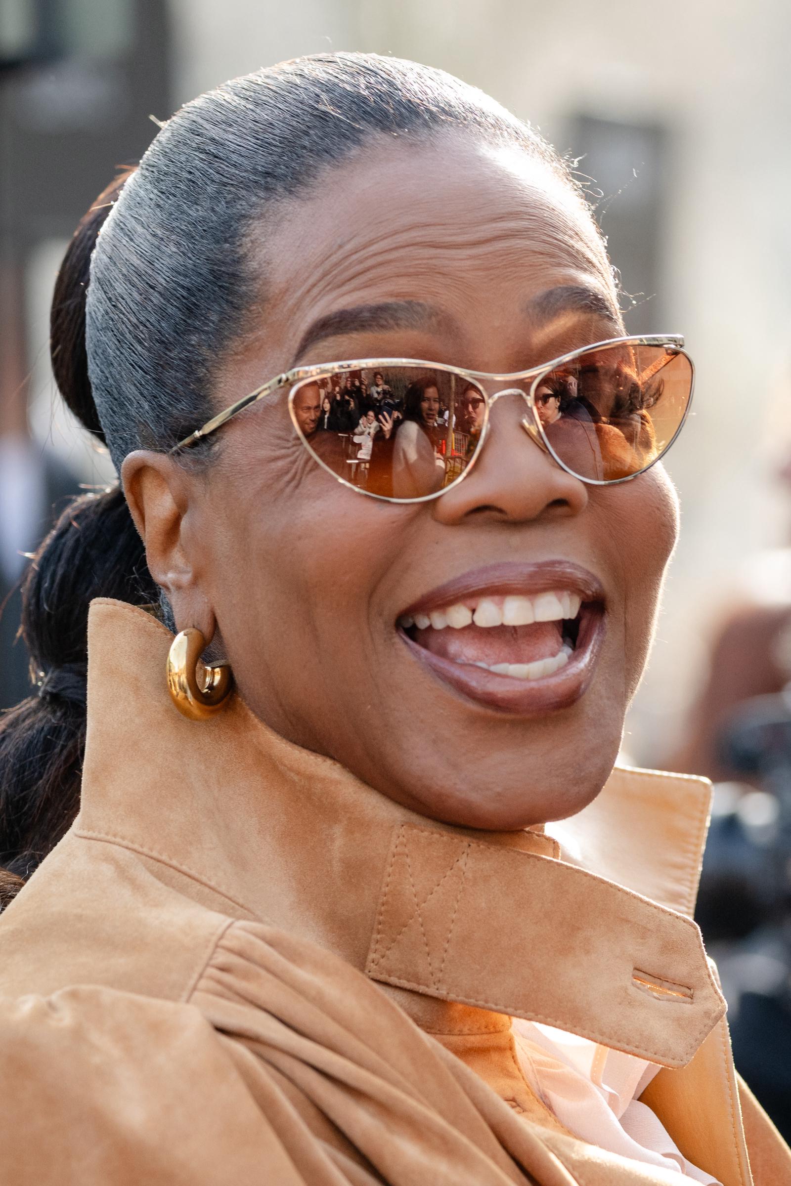 Oprah Winfrey attends the Chloé Womenswear Fall/Winter 2026-2027 show as part of Paris Fashion Week on March 5, 2026, in Paris, France | Source: Getty Images