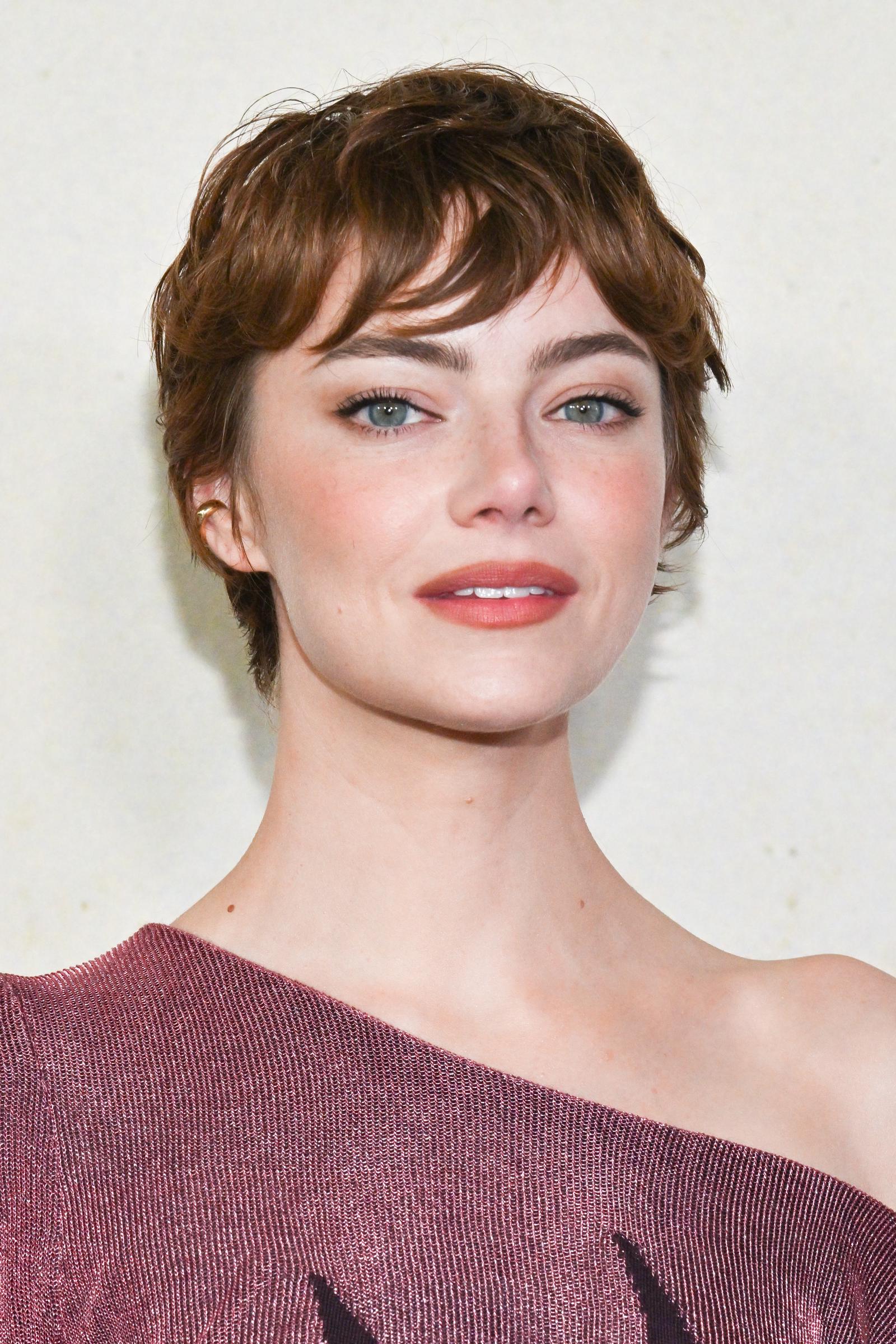 Emma Stone attends the Los Angeles Premiere of A24's "Eddington" at DGA Theater Complex on June 26, 2025, in Los Angeles, California | Source: Getty Images
