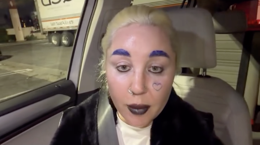 Amanda Bynes appeared in an Instagram Story video from her car, showing off platinum blonde hair. | Source: Instagram/amandapandapandapanda1