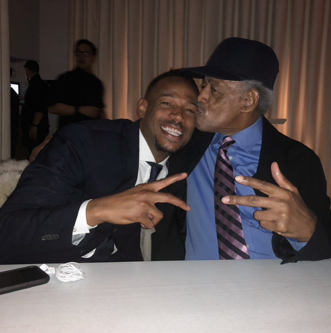 Marlon Wayans and his father Howell Wayans in a tribute post on April 1, 2023, following his passing | Source: Instagram/marlonwayans