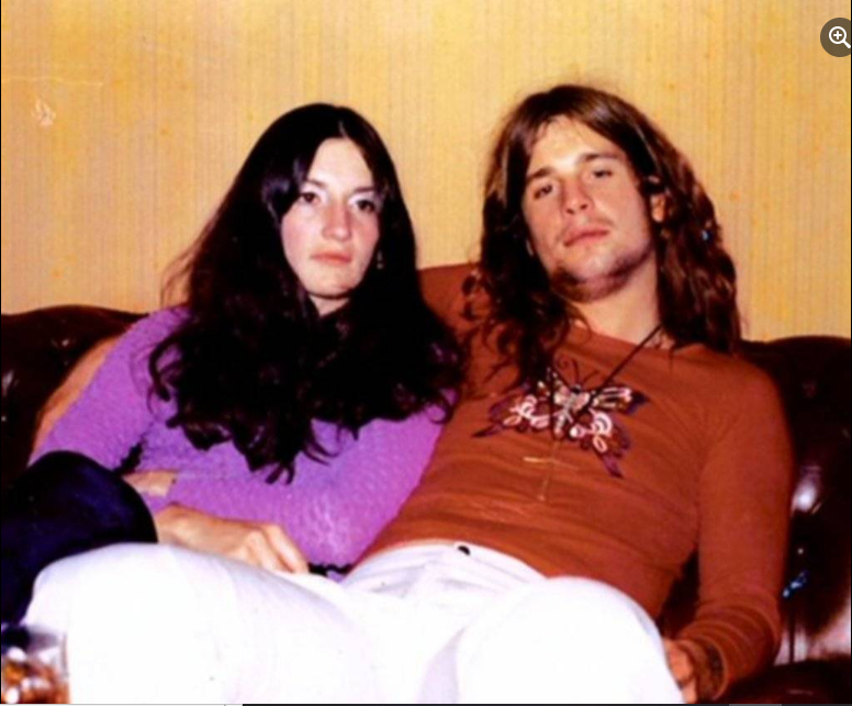 Ozzy Osbourne and Thelma Riley | Source: Facebook/60sonly