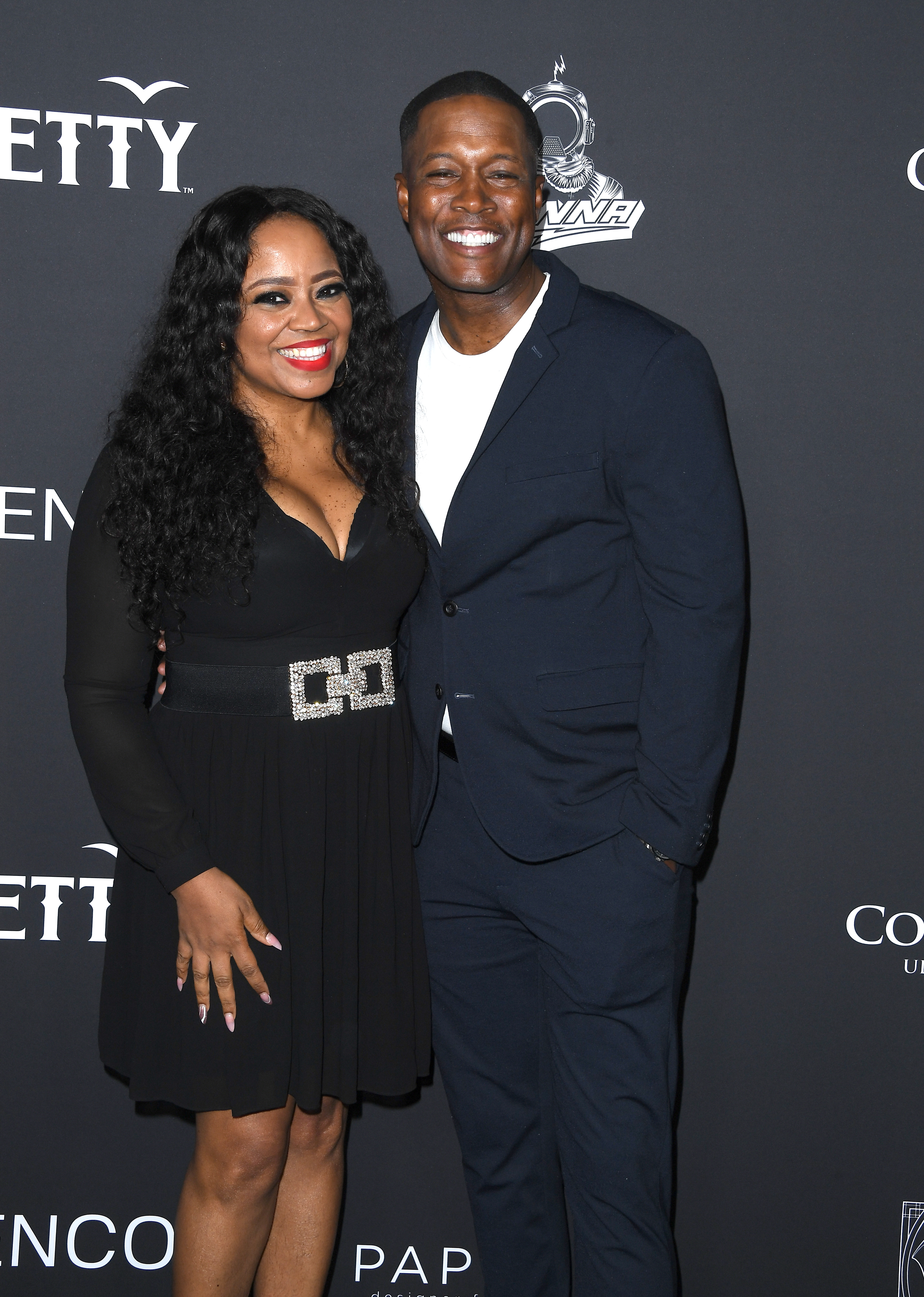 Shanice and Flex Alexander at A Night With Whoopi Celebrating Whoopi Goldberg's Cannabis Brand "Emma & Clyde" in Venice, California on July 20, 2024. | Source: Getty Images