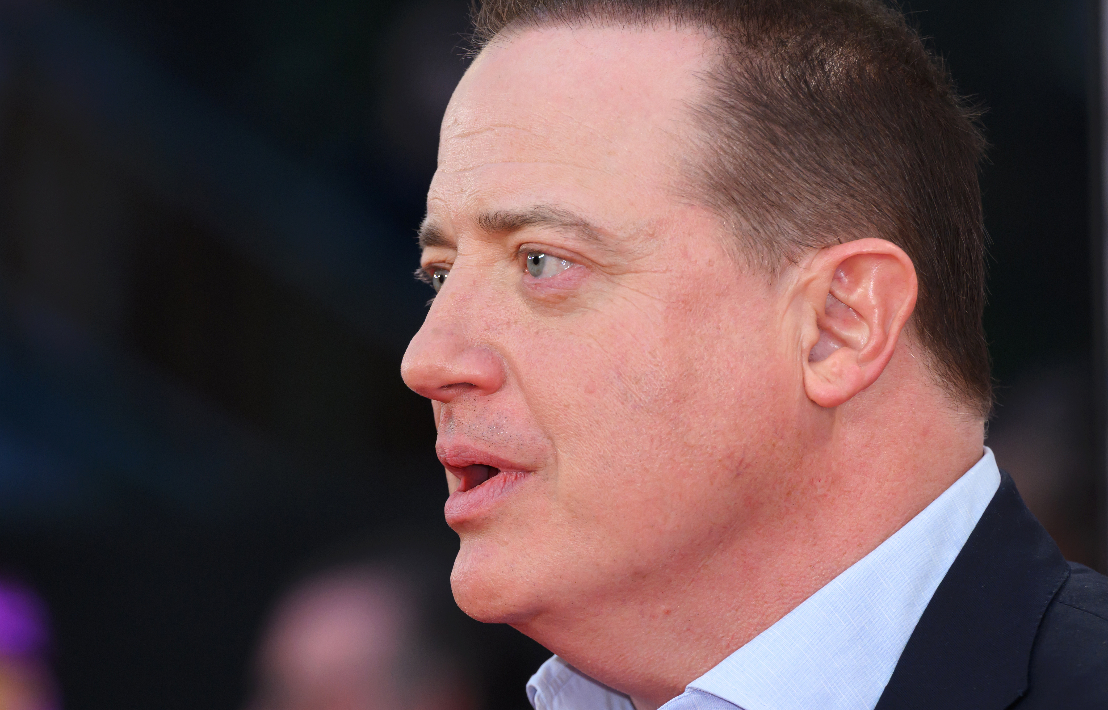 Brendan Fraser at the "Rental Family" American Express Gala during the 69th BFI London Film Festival at the Royal Festival Hall on October 16, 2025, in England. | Source: Getty Images