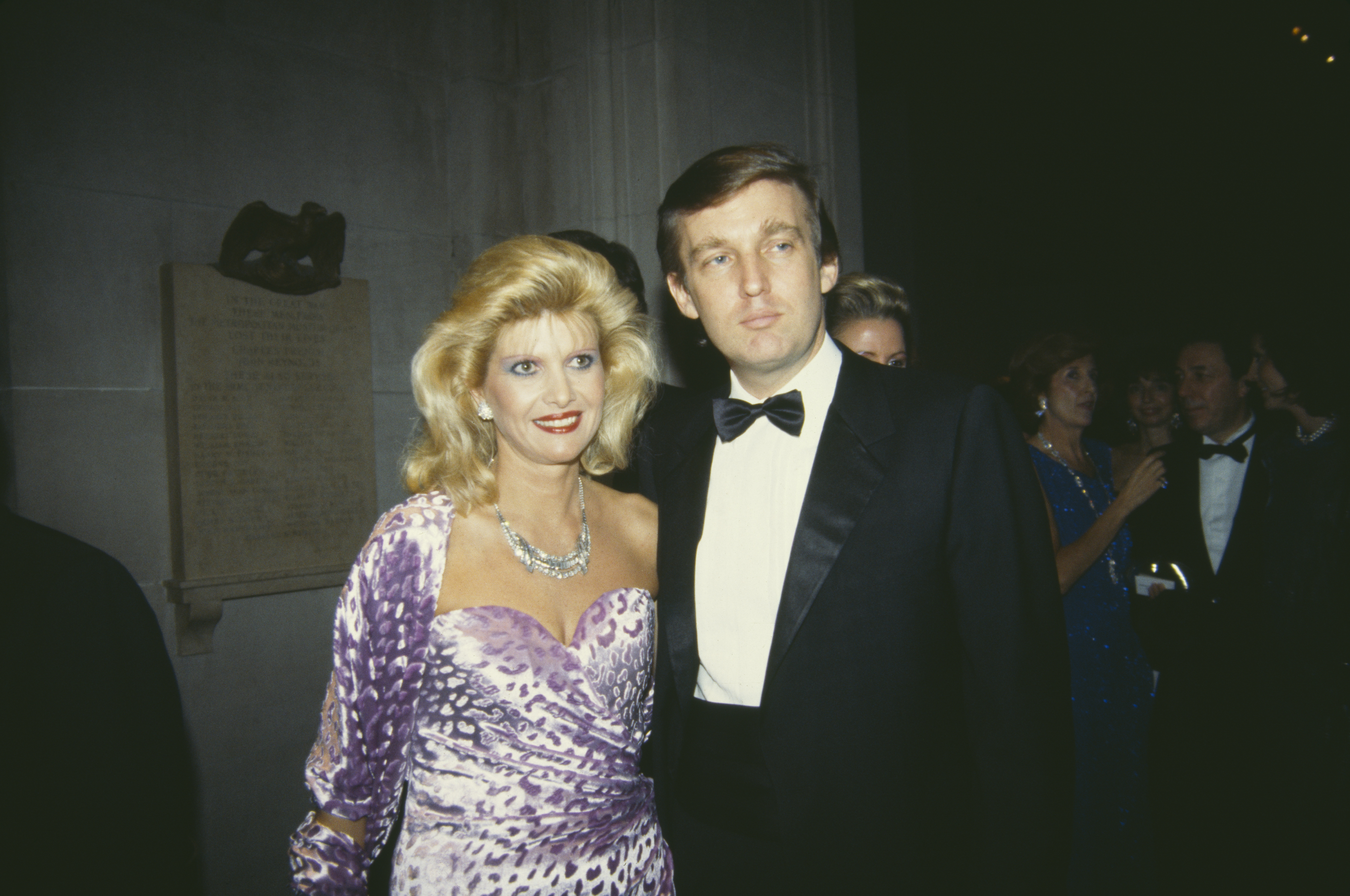 Ivana and Donald Trump at the Costume Institute Gala in New York City on December 9, 1985. | Source: Getty Images