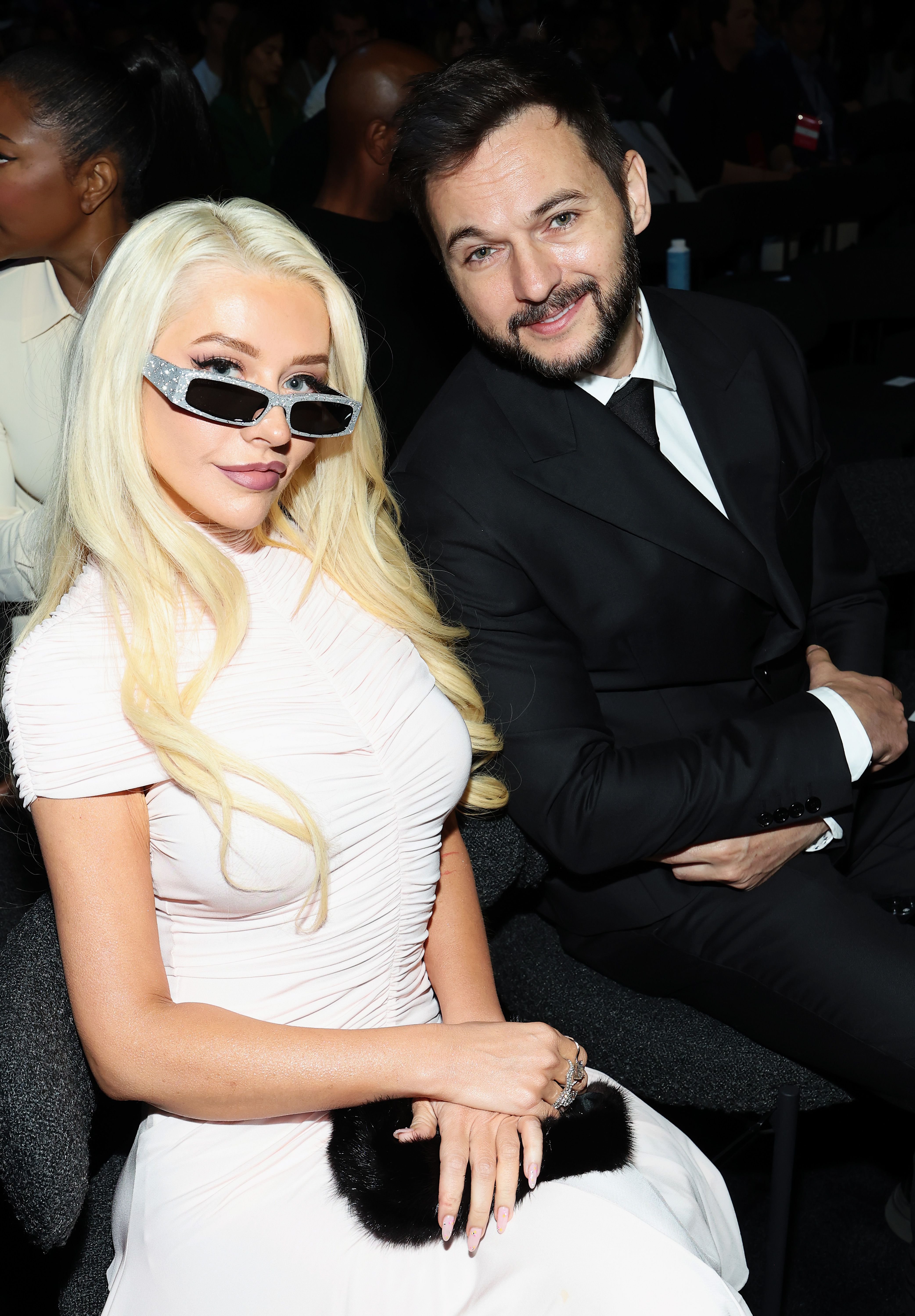LOS ANGELES, CALIFORNIA - MAY 13: (L-R) Christina Aguilera and Matthew Rutler attend Airbnb 2025 Summer Release on May 13, 2025 in Los Angeles, California | Source: Getty Images