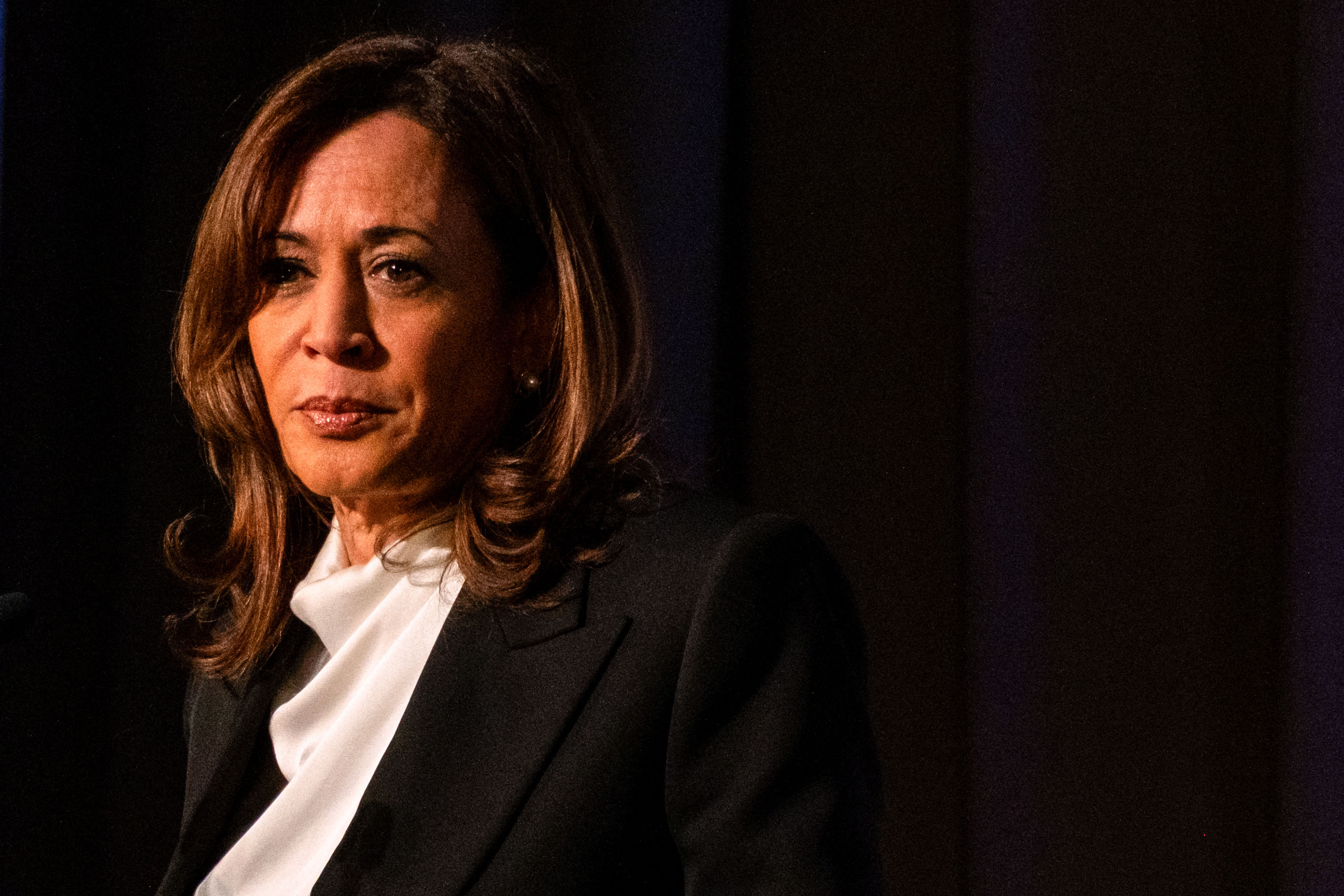 Former Vice President Kamala Harris speaking at the Emerge 20th Anniversary Gala | Source: Getty Images