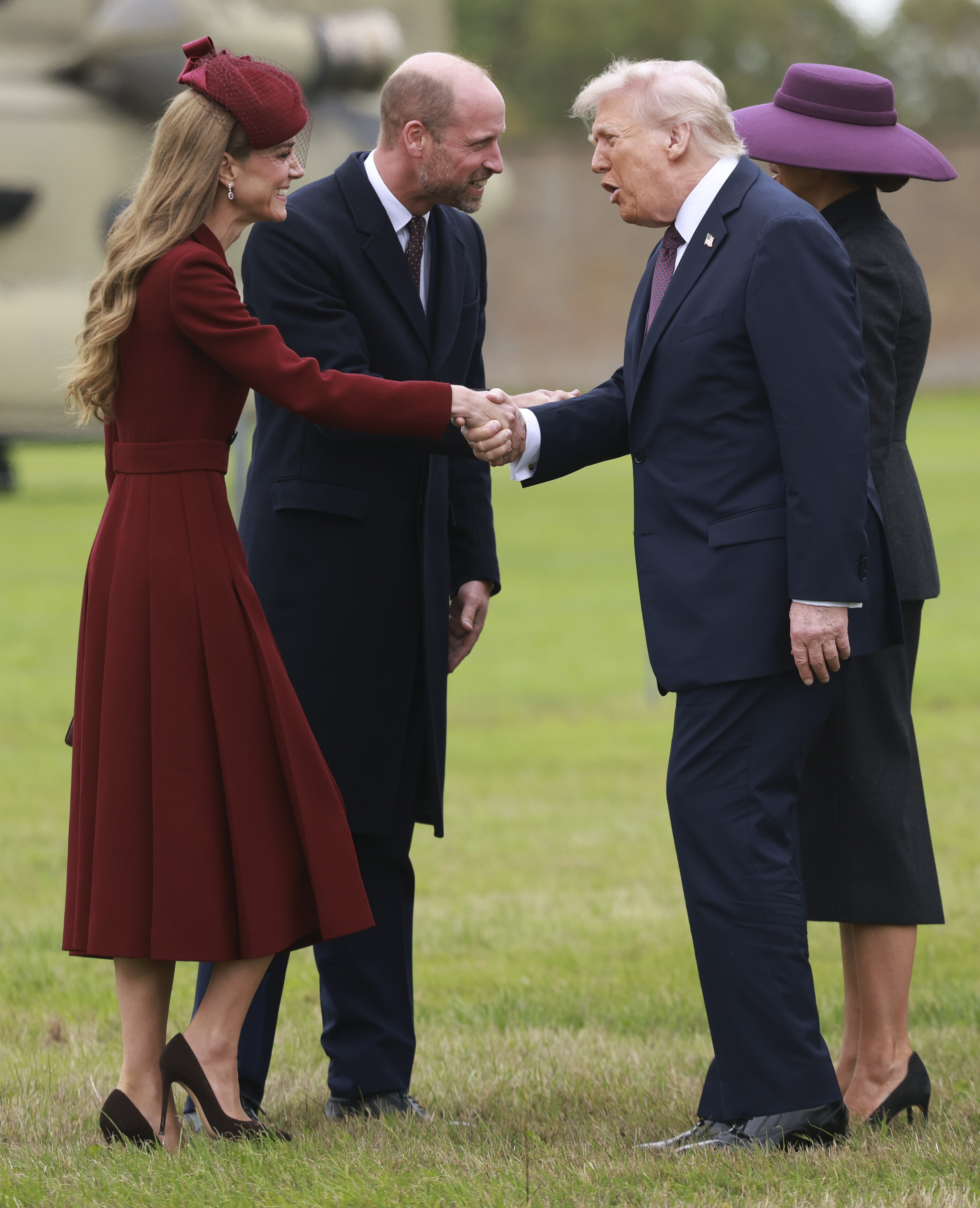 Princess Kate and Prince William welcome Donald and Melania Trump to Windsor Castle on September 17, 2025, in Windsor, England | Source: Getty Images