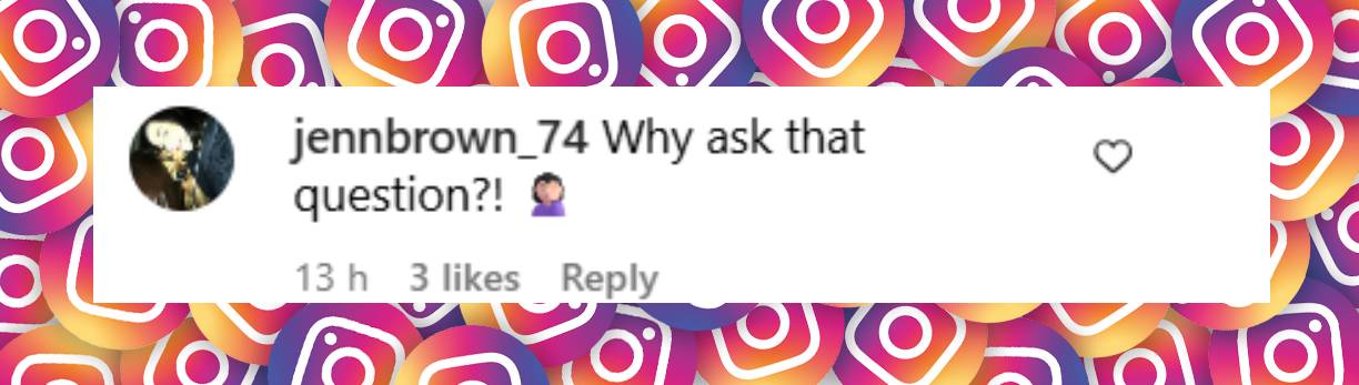 A Netizen comment dated July 1, 2025 | Source: Instagram/usweekly