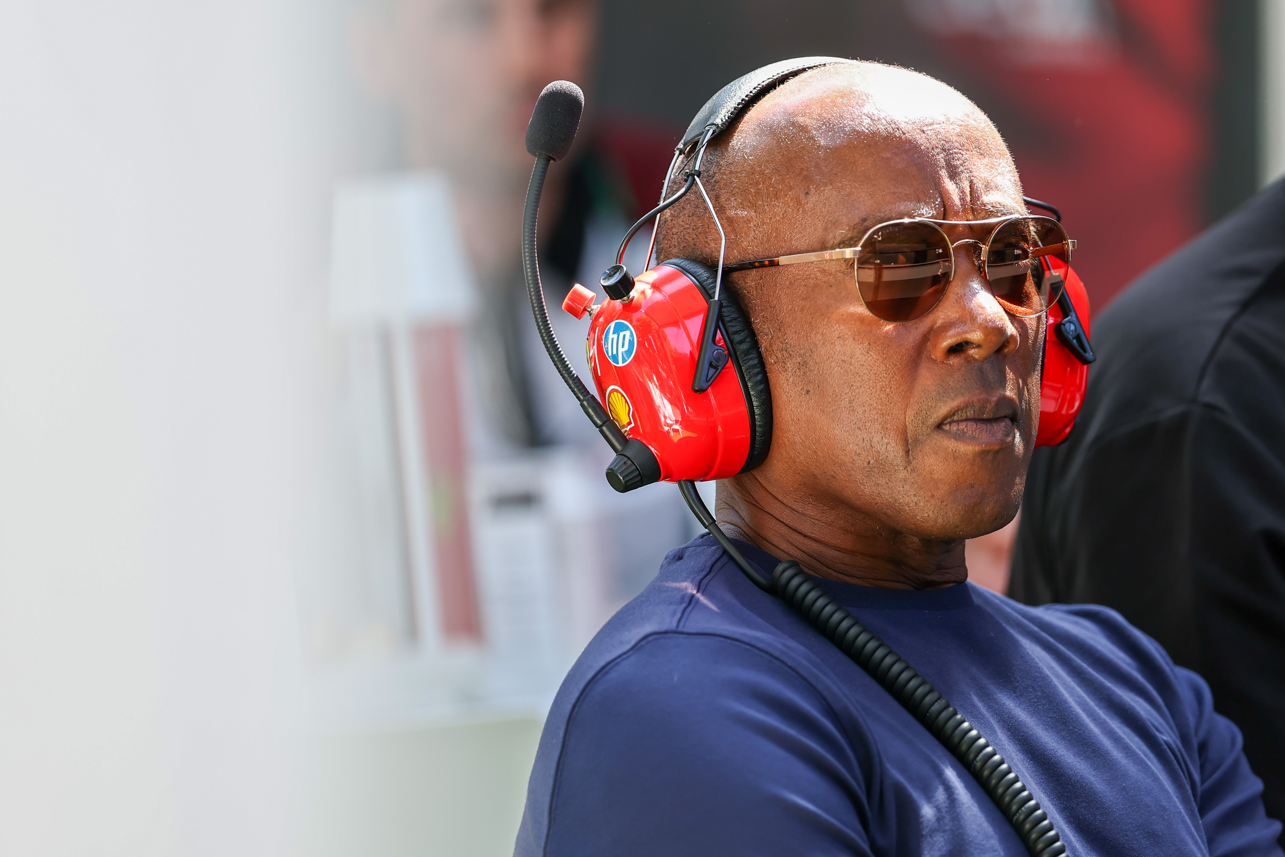 Anthony Hamilton is seen during practice ahead of the F1 Grand Prix of Australia at Albert Park Circuit in Melbourne, Australia, on March 14, 2025. | Source: Getty Images